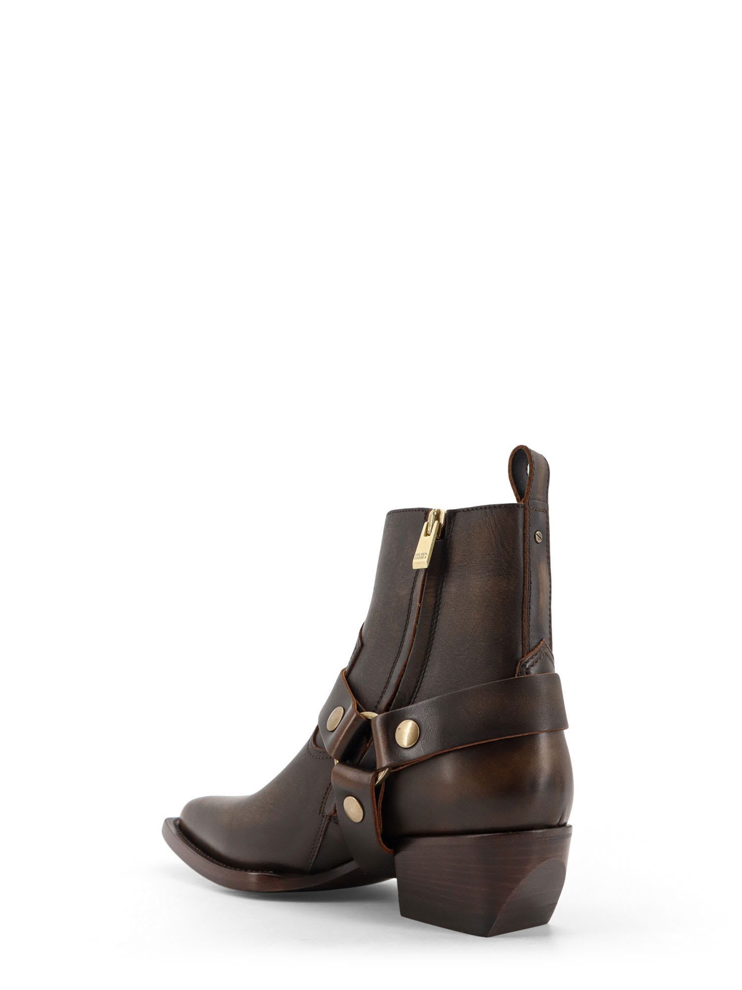 Golden Goose Deluxe Brand Women Debbie Distressed Leather Boots In Brown