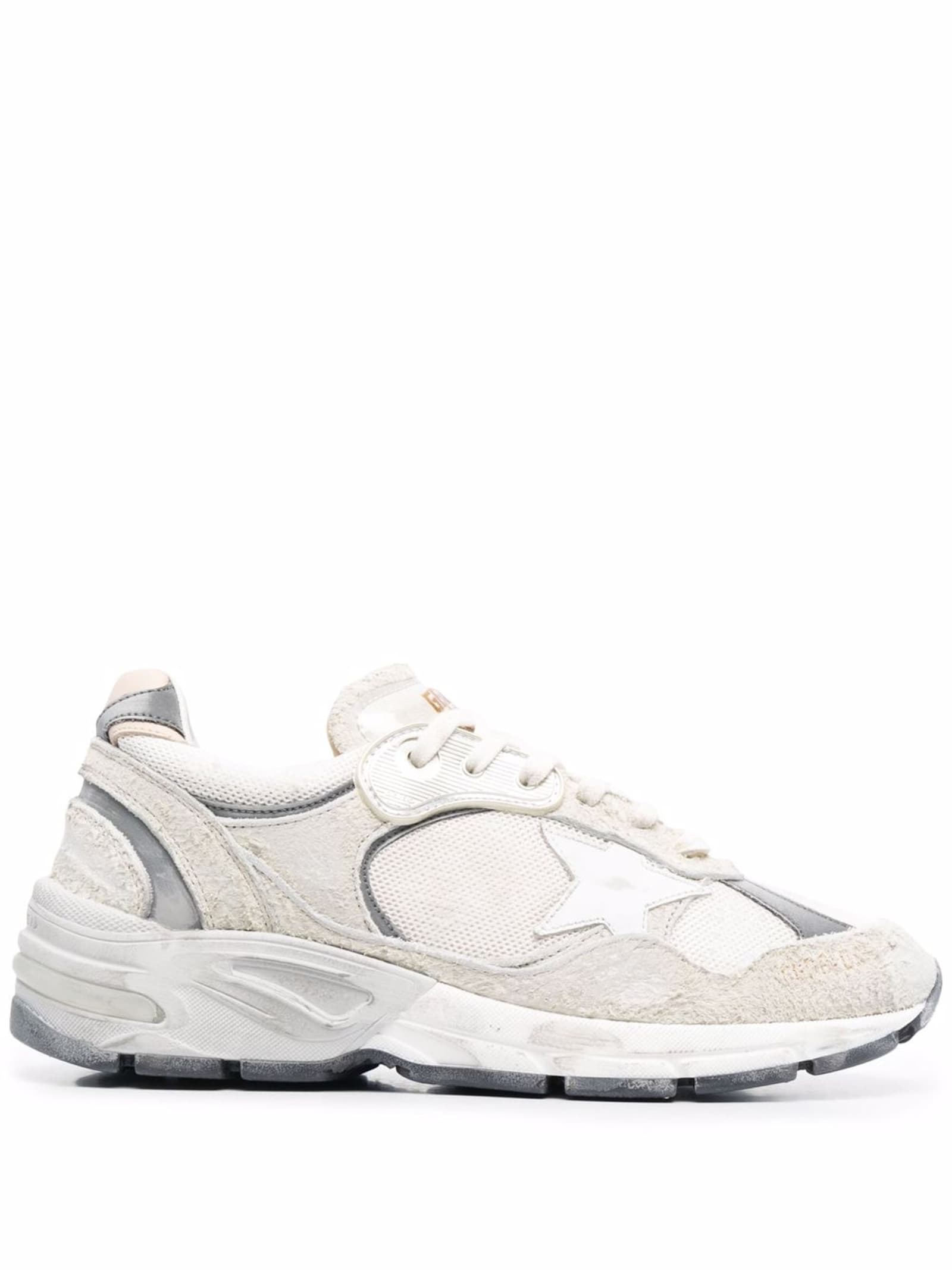 Running Dad Net And Suede Upper Leather Star And Heel Suede Spur