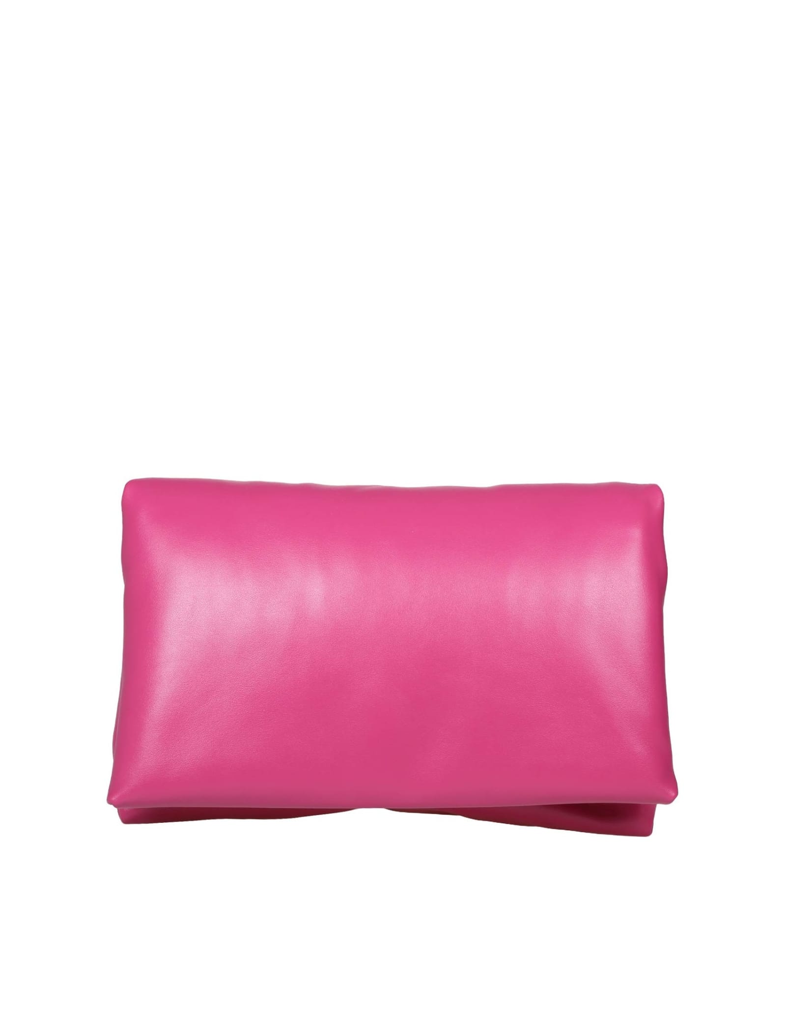 Shop Marni Prisma Shoulder Bag In Fuchsia Color Leather In Pink