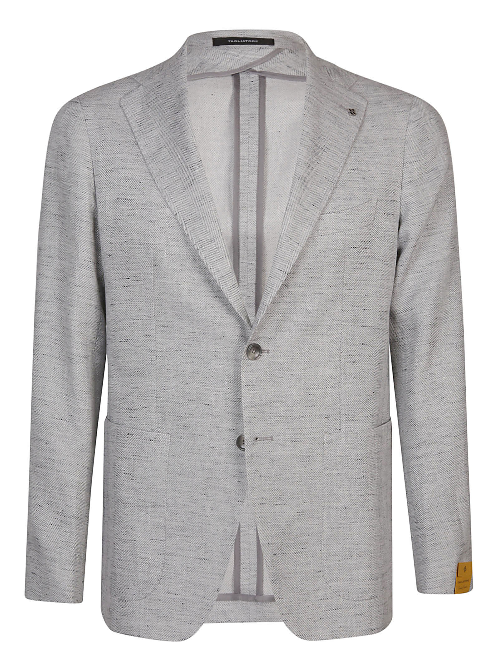 Shop Tagliatore Jacket In Perla