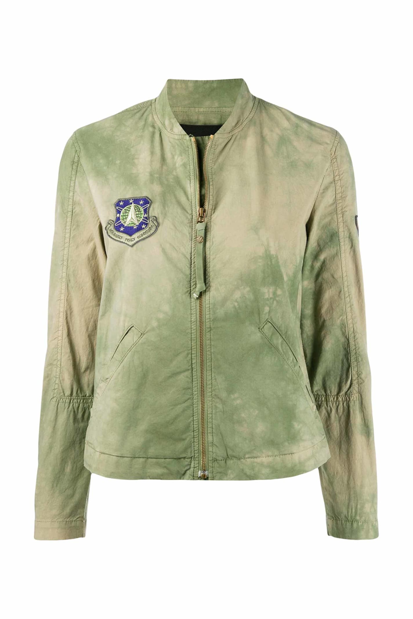 Mr & Mrs Italy Mud Green Bomber For Woman