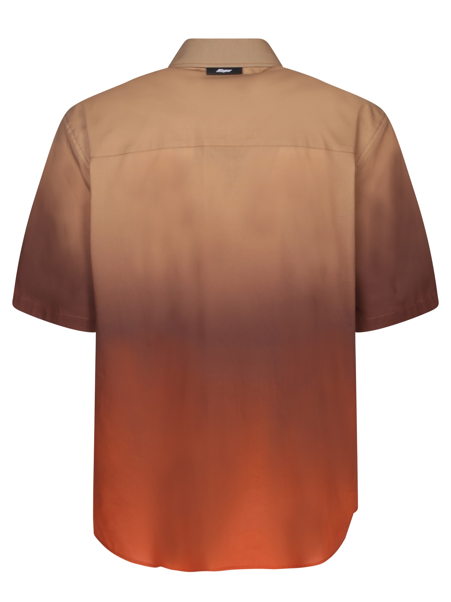 Shop Msgm Dregradã¨ Beige/orange Shirt