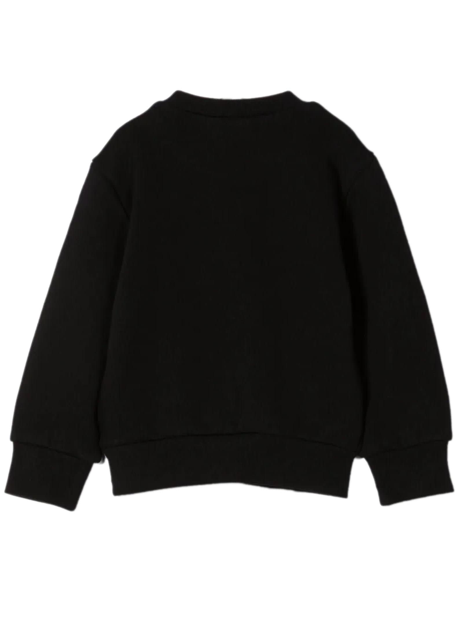 Shop Dsquared2 Black Cotton Sweatshirt In Nero