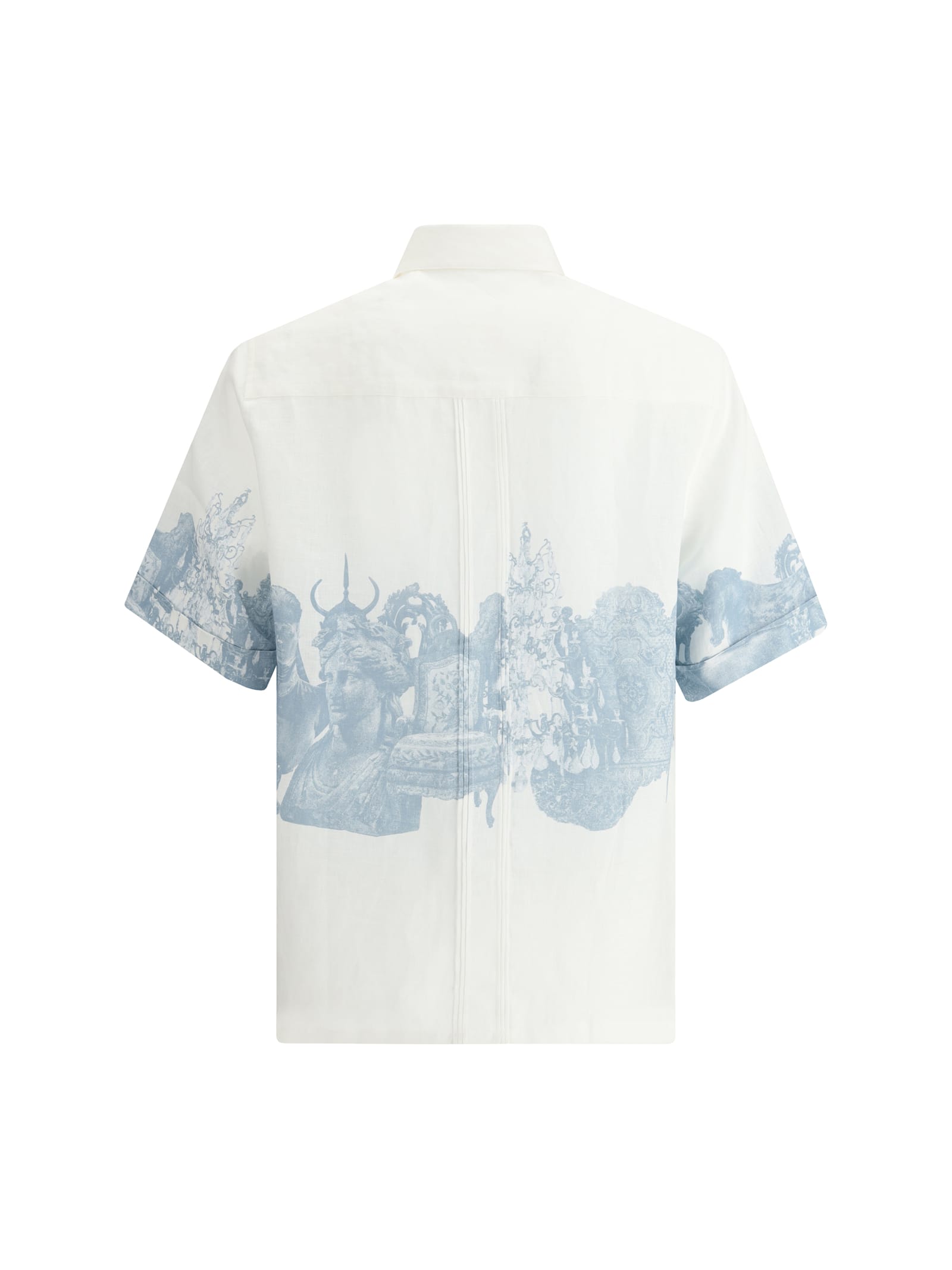 Shop Givenchy Shirt In Blue/white