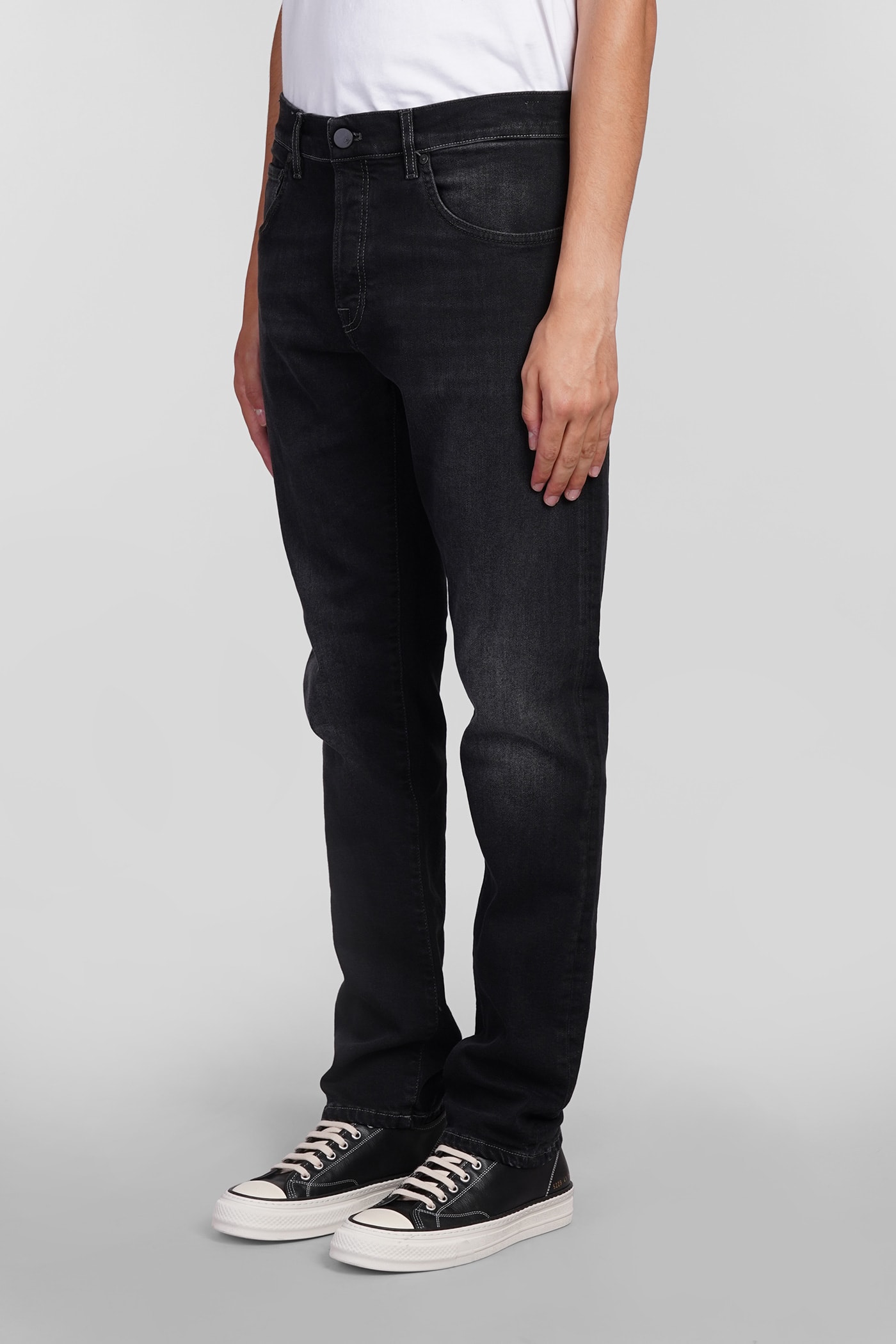 Shop Pt Torino Jeans In Black Denim