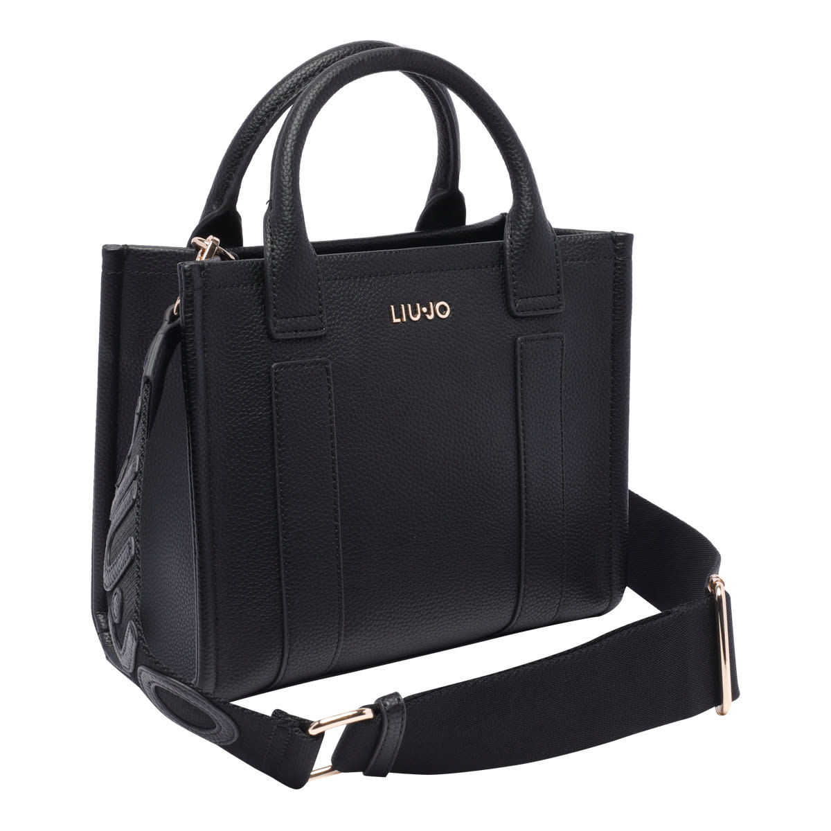 Shop Liu •jo Liu Jo Better Hand Bag In Black