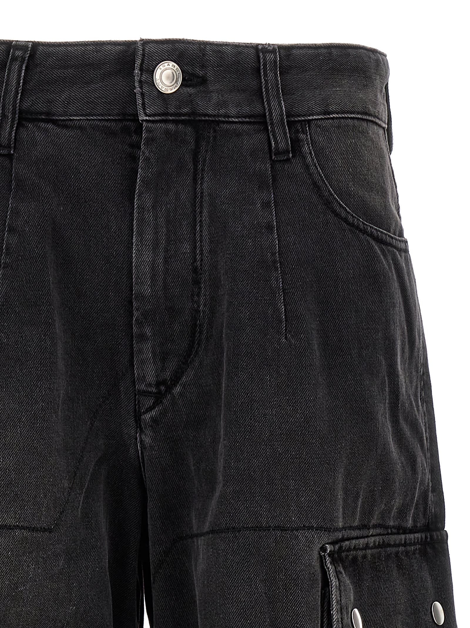 Shop Isabel Marant Elore Jeans In Black