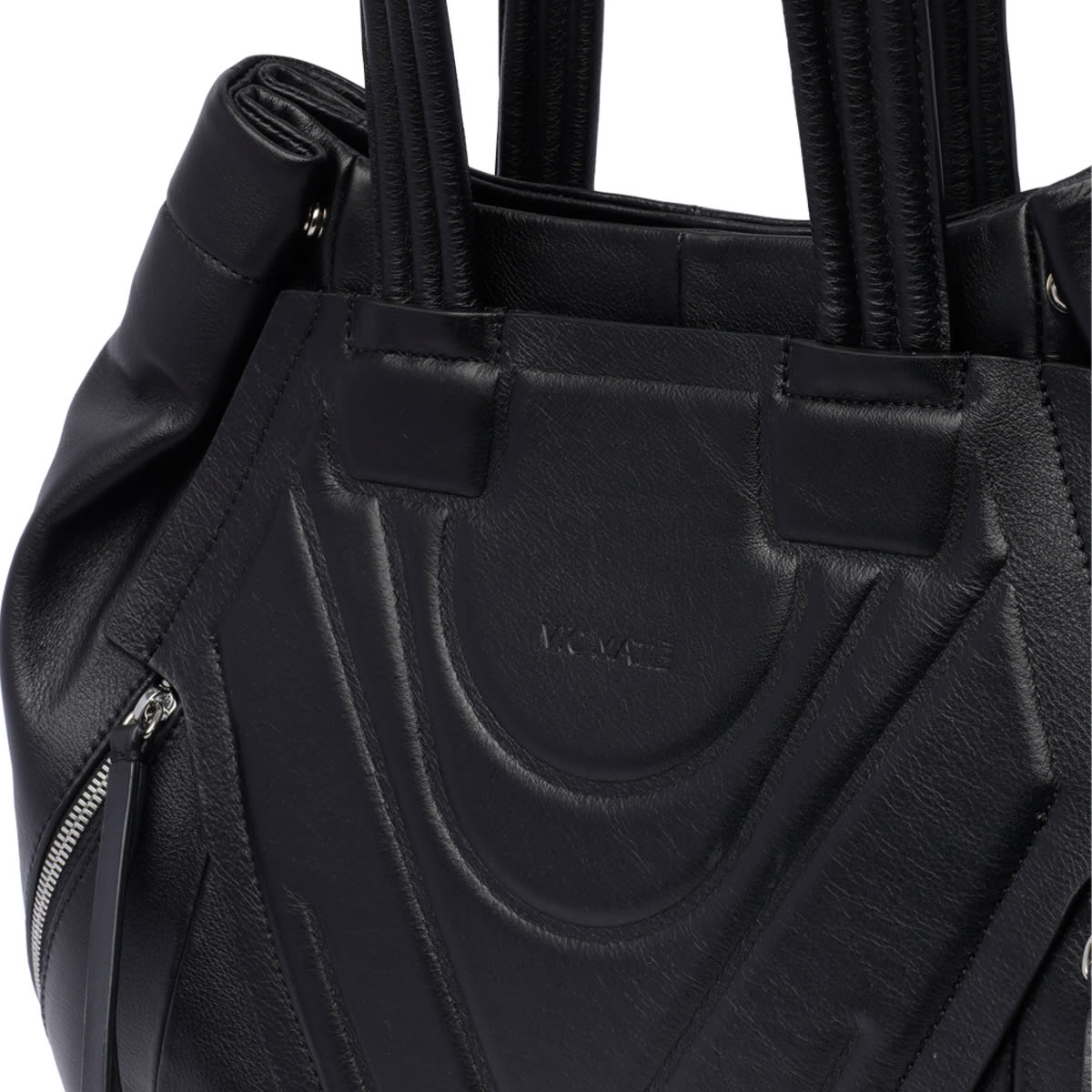 Shop Vic Matie Shoulder Bag In Black