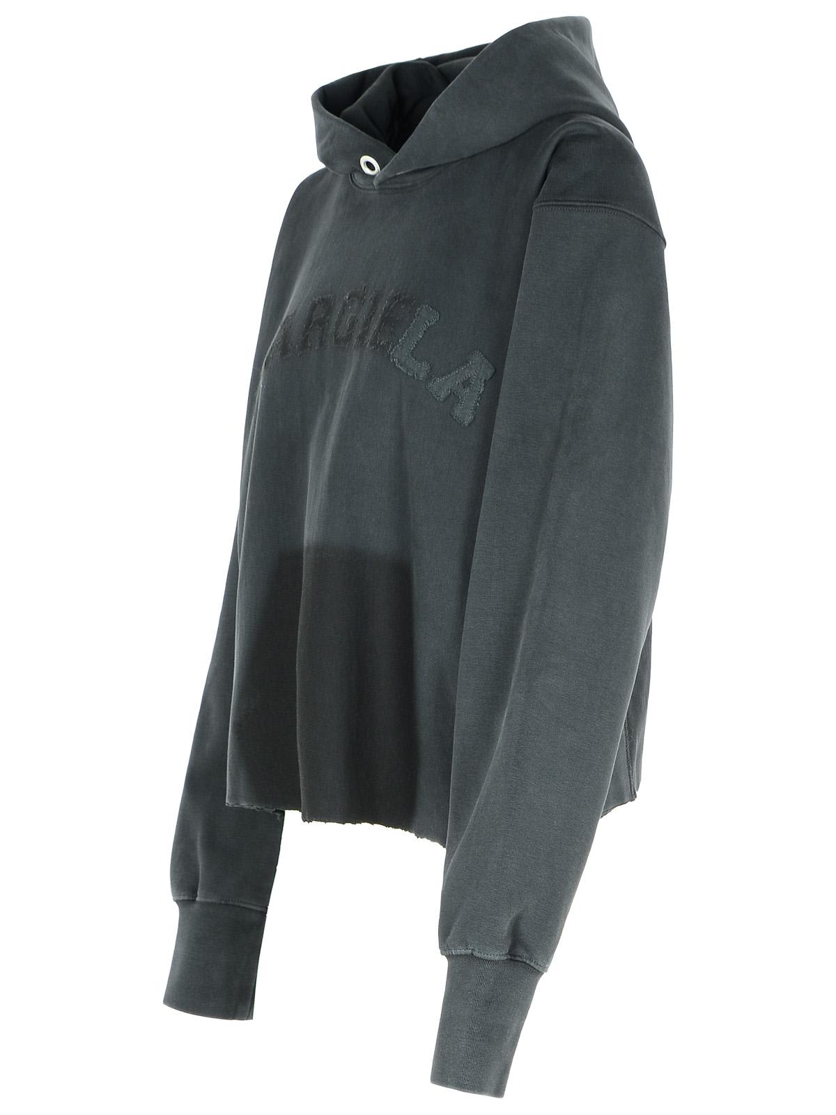 Shop Maison Margiela Black Cotton Sweatshirt