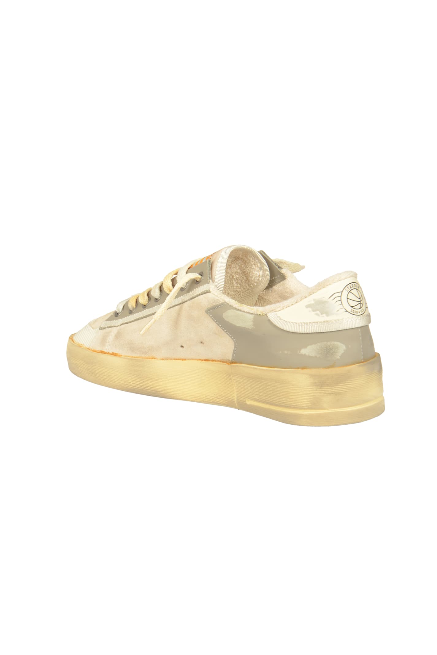 Shop Golden Goose Stardan Sneakers In Beige/vintage Khaki