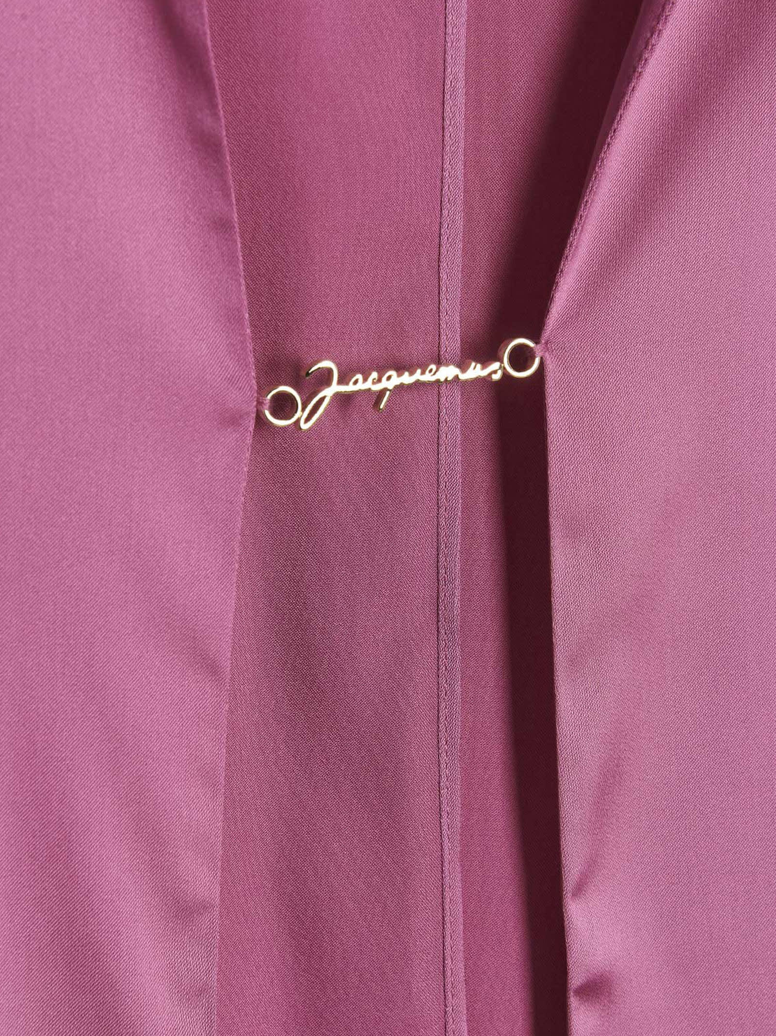 Shop Jacquemus Notte Shirt In Pink