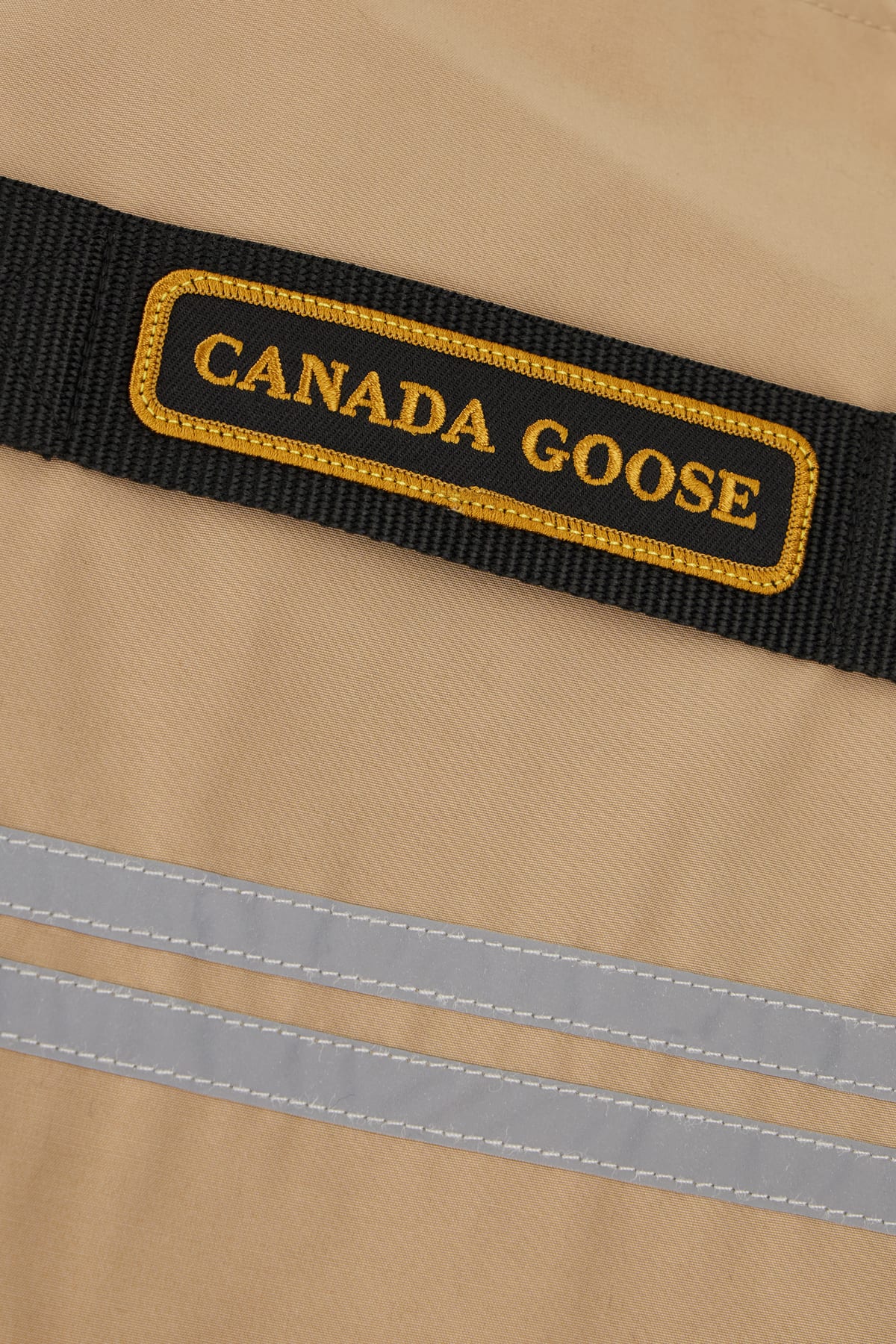 Shop Canada Goose Beige Polyester Blend Canmore Sleeveless Jacket In Desert Sand