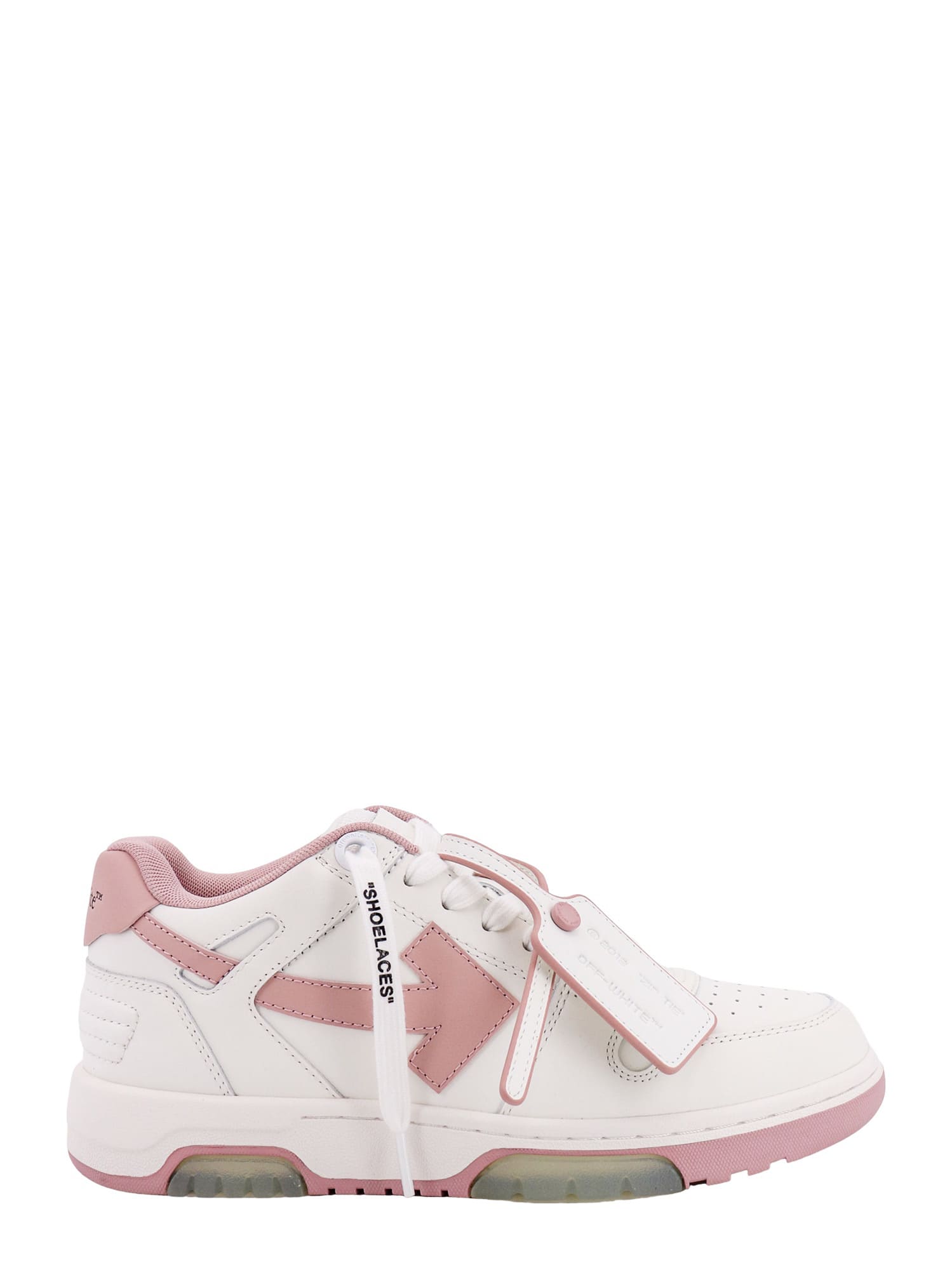 Shop Off-white Out Of Office Sneakers In White/pink