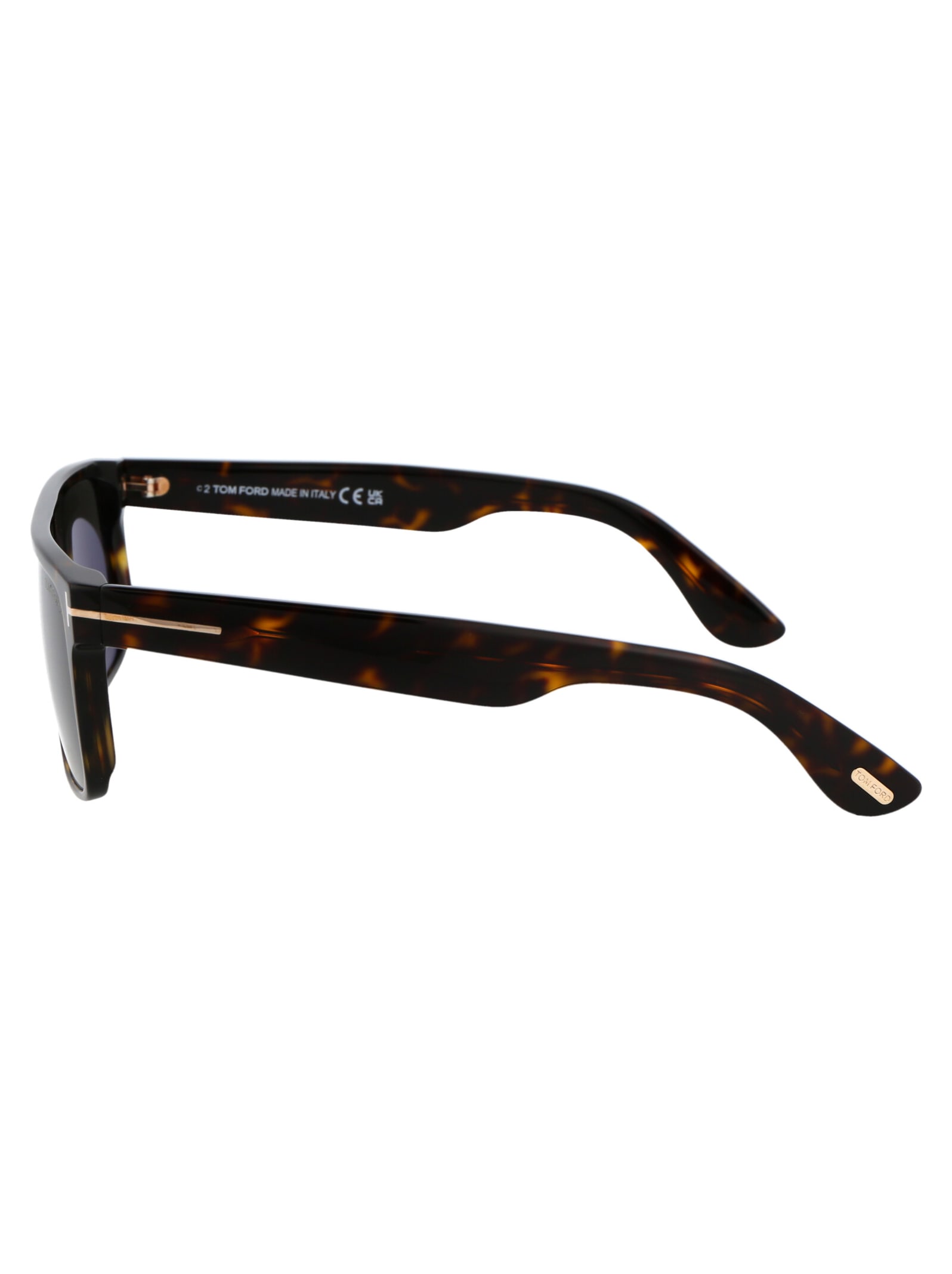 Tom Ford Philippe-02 Sunglasses In 52a Avana Scura / Fumo