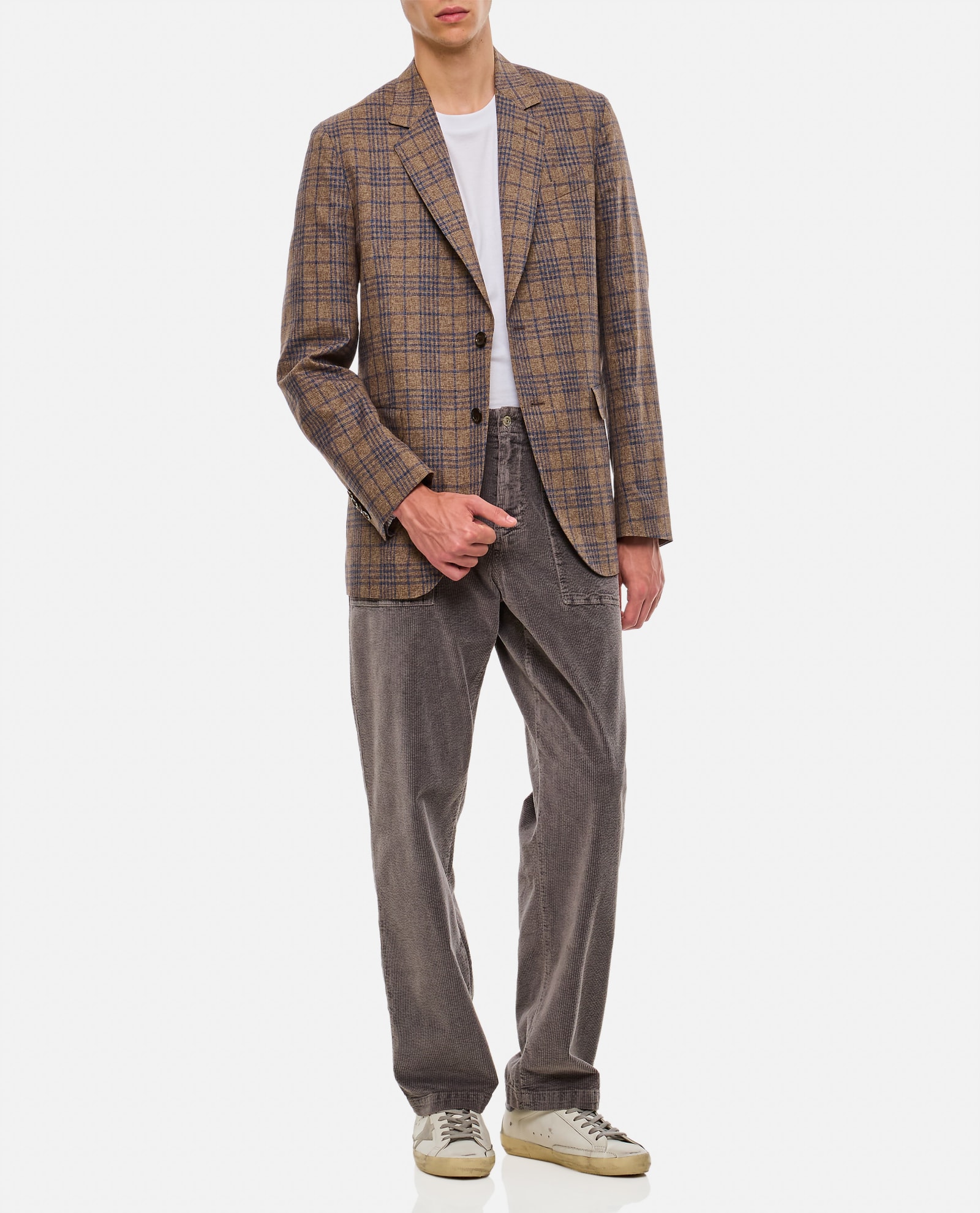 Shop Paul Smith Mens 2 Button Jacket In Marrone