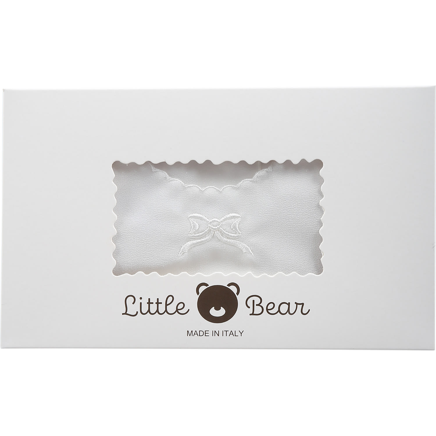 Little Bear Ivory Good-luck Newborn Shirt With Bow For Babykids