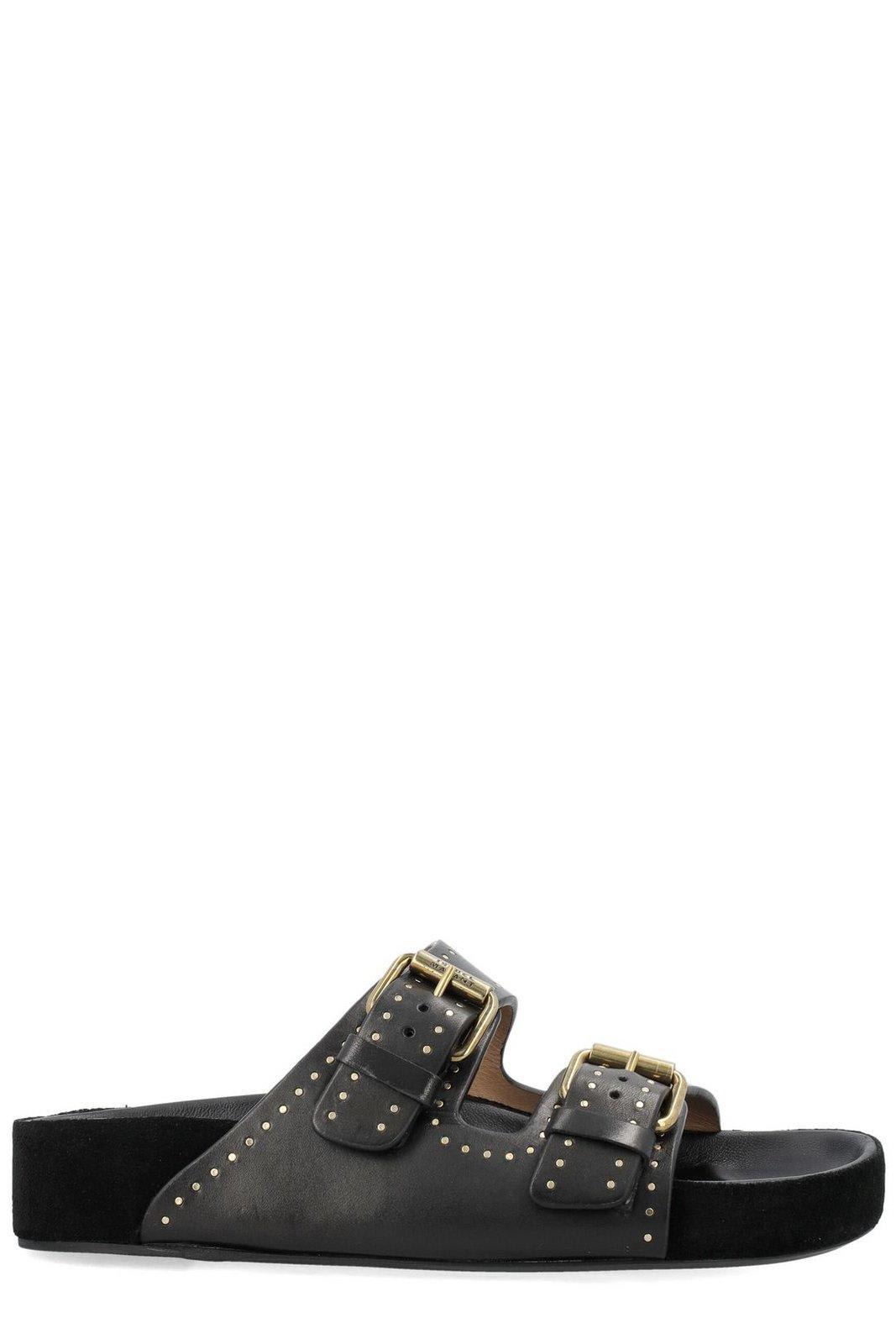 Isabel Marant Lennyo Buckle-fastened Sandals In Black