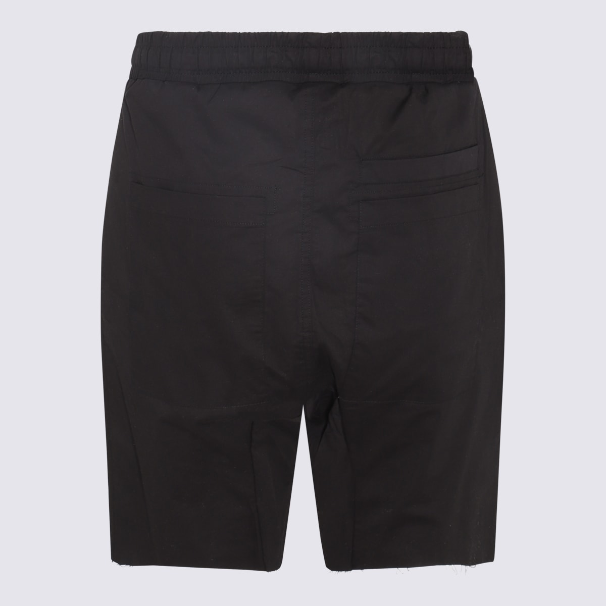 Thom Krom Black Cotton Blend Bermuda Shorts