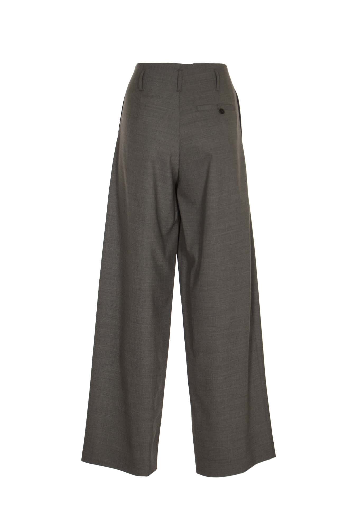 Shop Philosophy Di Lorenzo Serafini Oversized Trousers In Grey