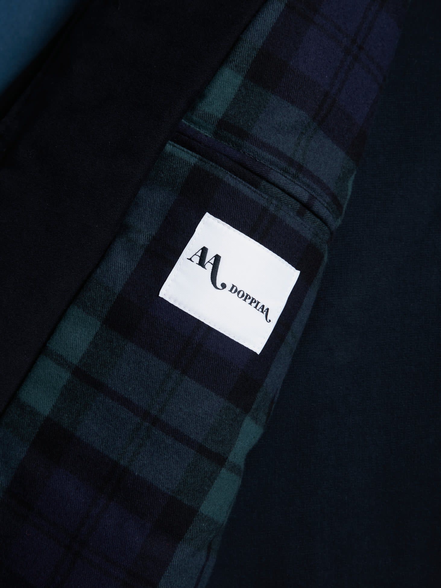 Doppiaa Aaderbale Blue Moleskin Jacket In Blue
