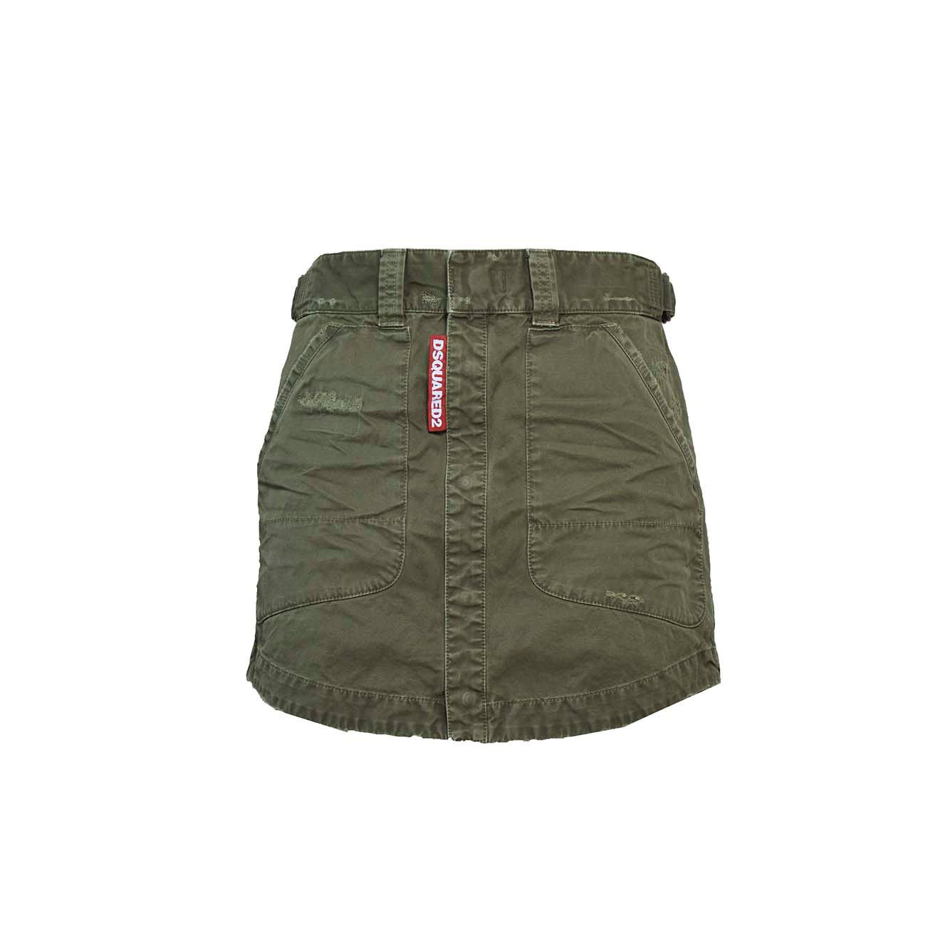 Military Mini Skirt