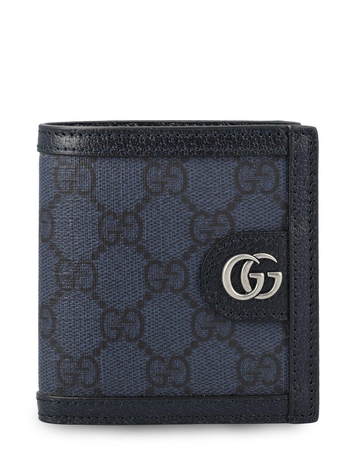 Gucci Ophidia Logo Plaque Bifold Wallet