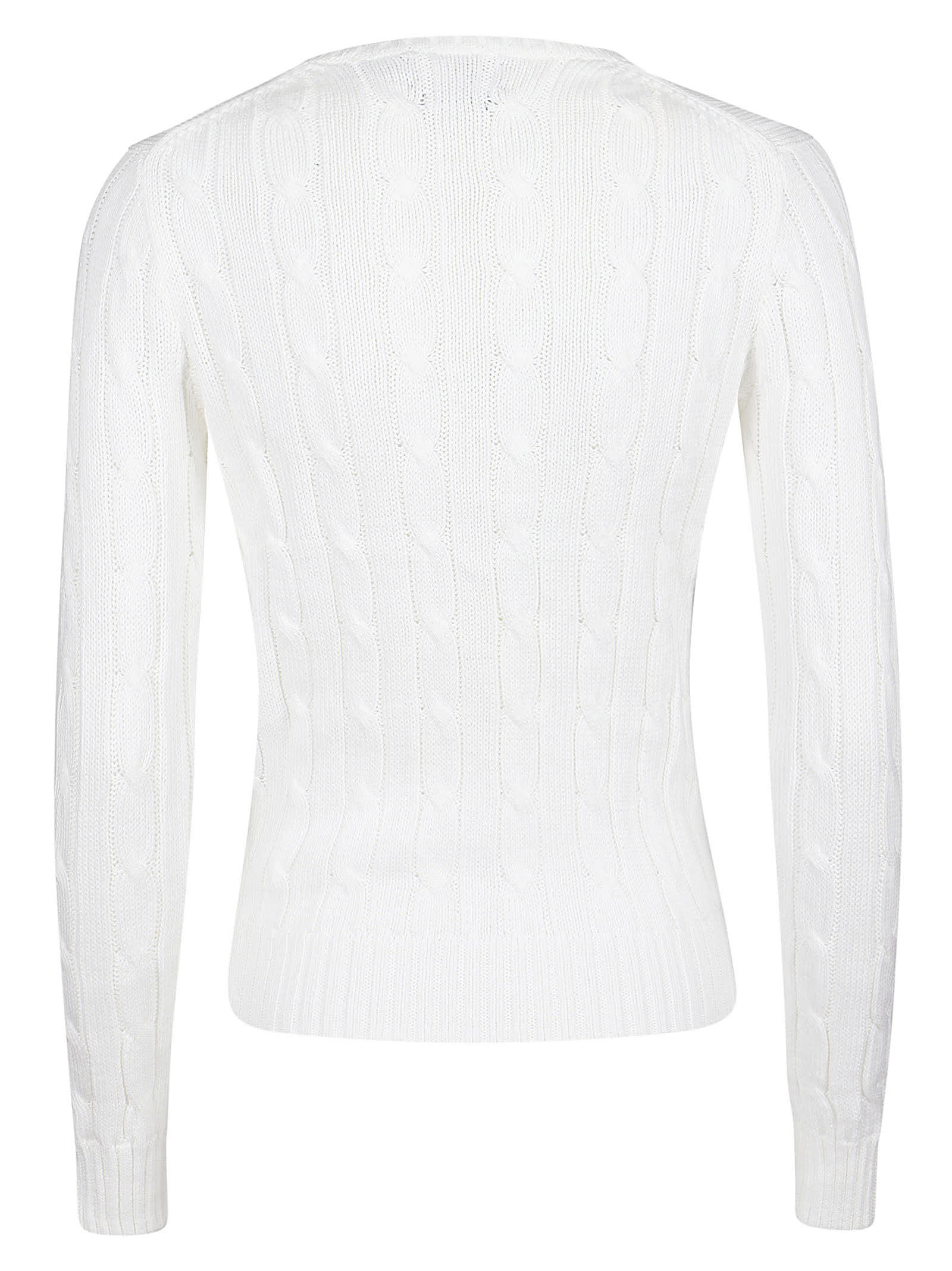 Shop Polo Ralph Lauren Kimberly Sweater In White