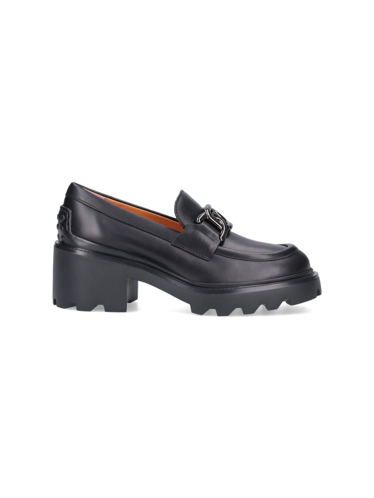 Shop Tod's Loafers With Buckle In Black