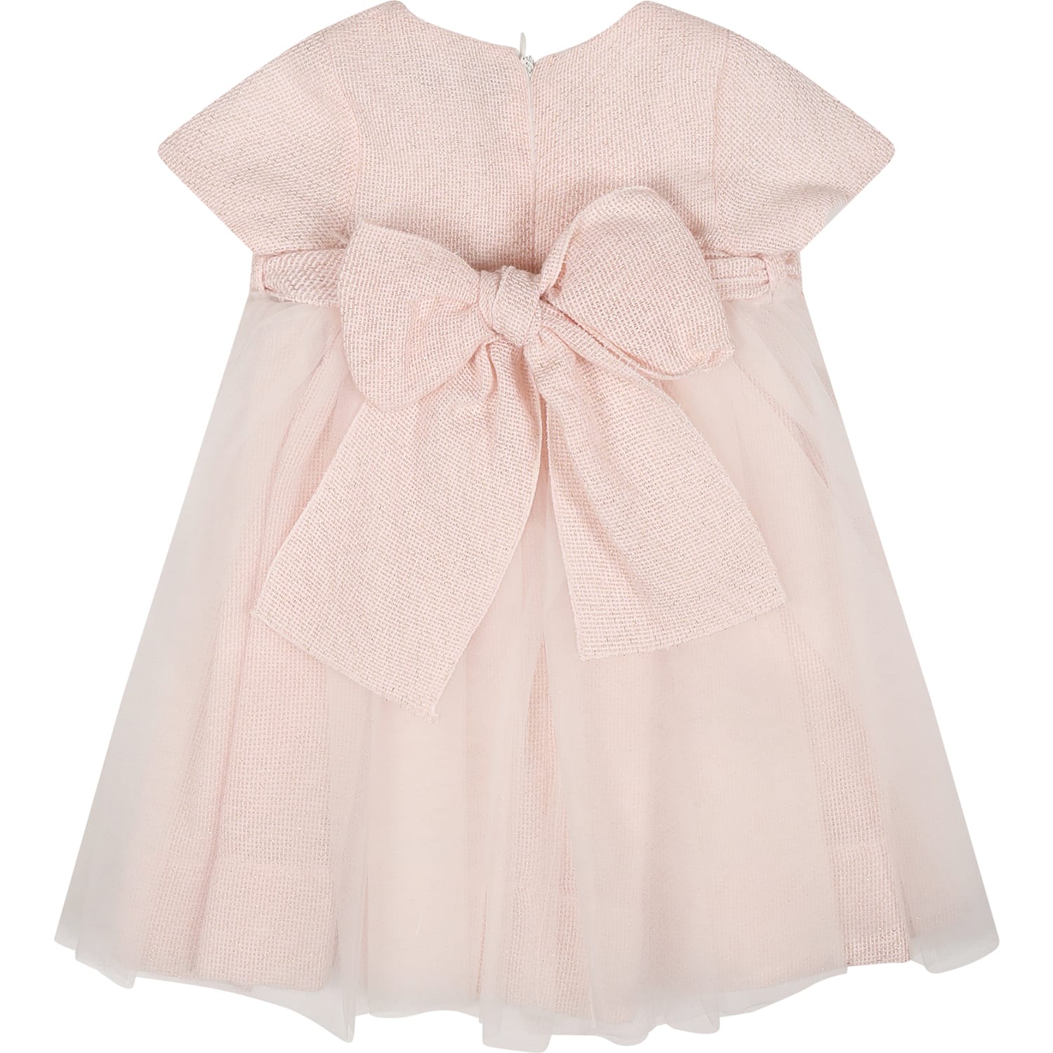 Shop Little Bear Pink Dress For Baby Girl
