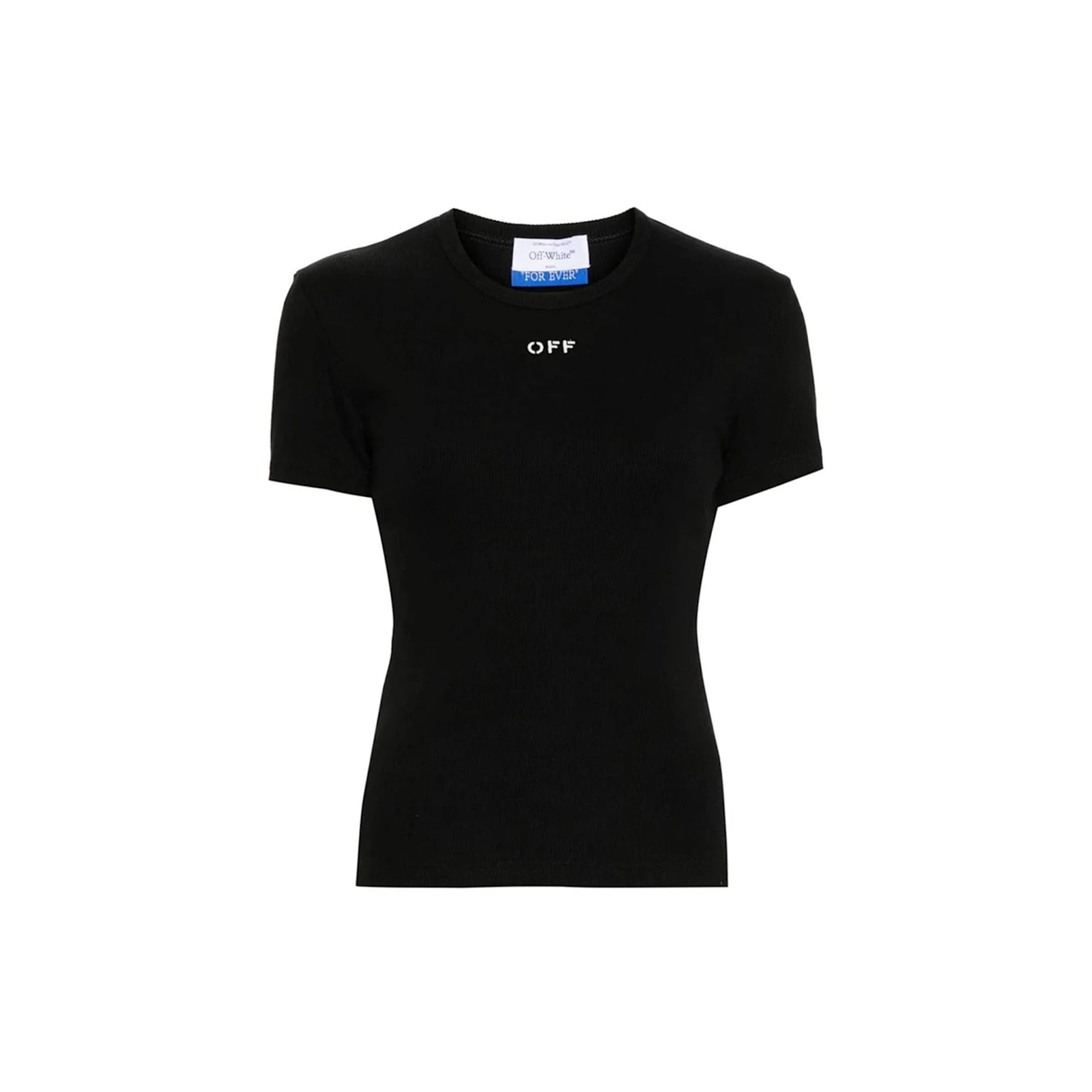 Off-white Off White Slim Fit Ribbed T Shirt For