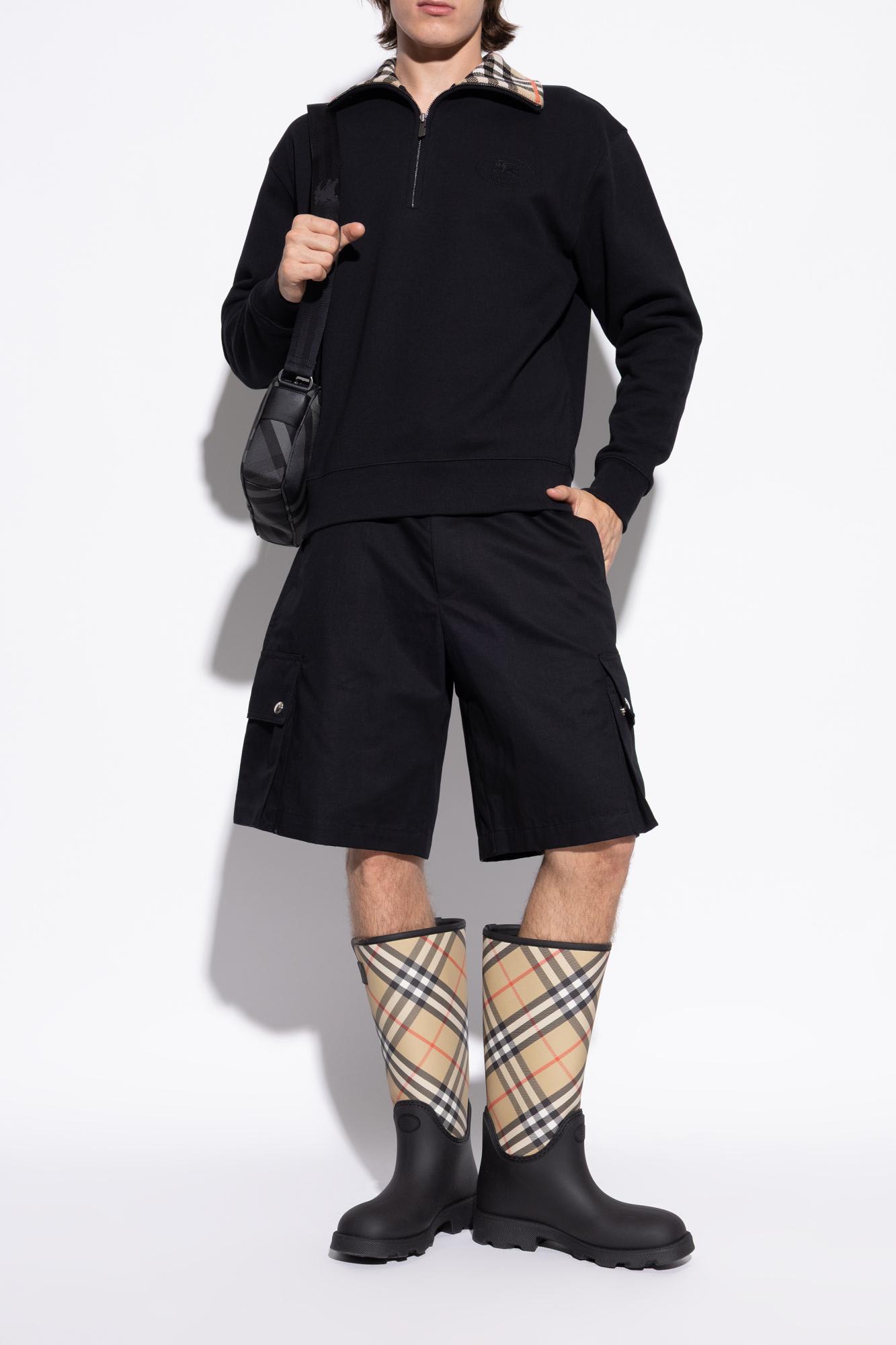 Burberry Plaid-patterned Wellington Boots In Multi