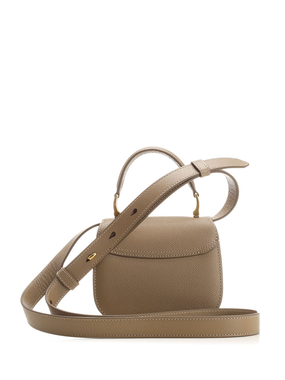 Shop Ami Alexandre Mattiussi Paris Paris Handbag In Beige