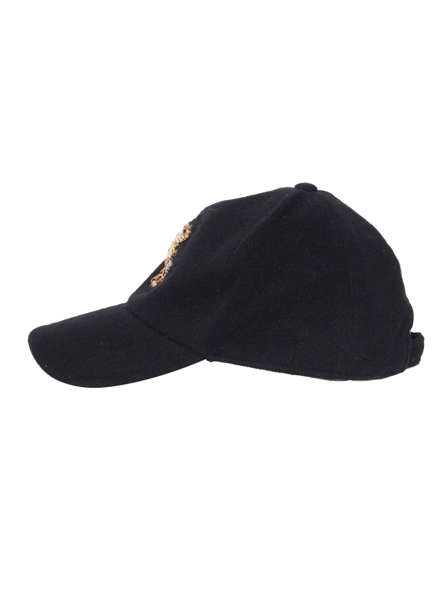 Shop Ermanno Ermanno Scervino Baseball Cap In Black