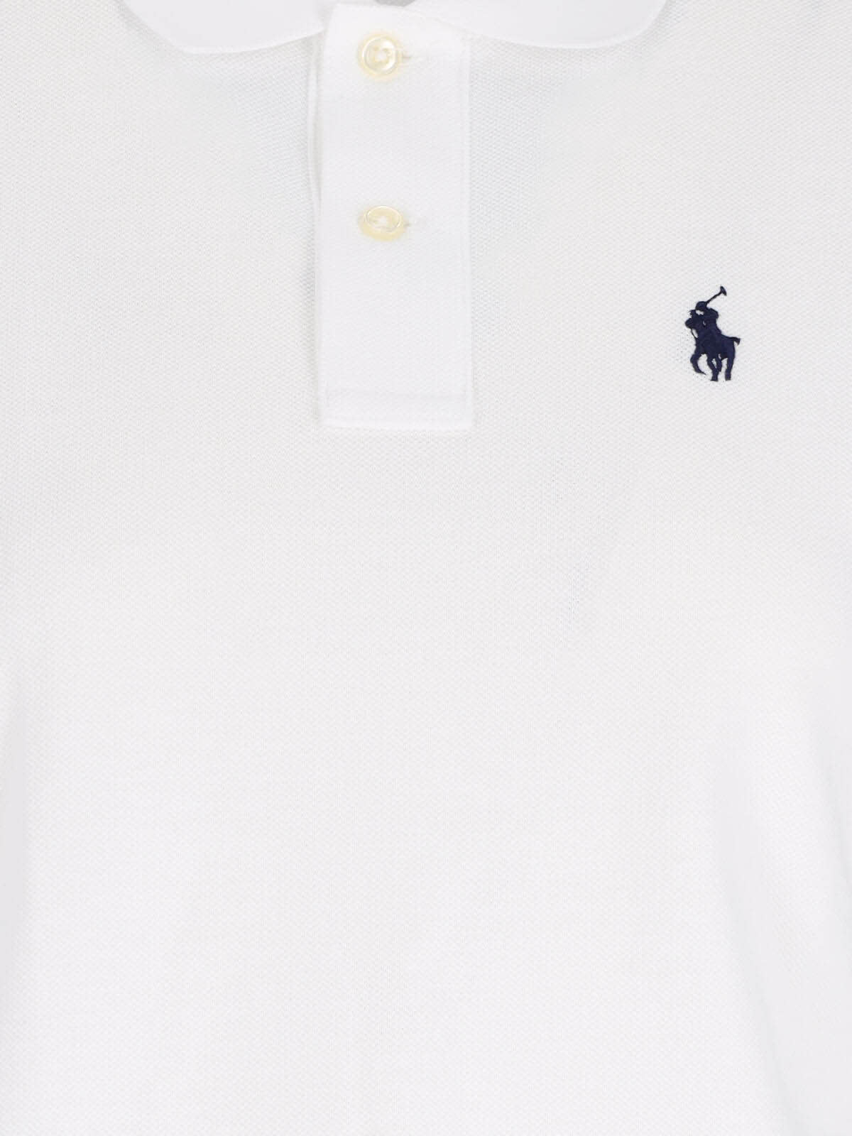 Polo Ralph Lauren Logo Mini Dress In White