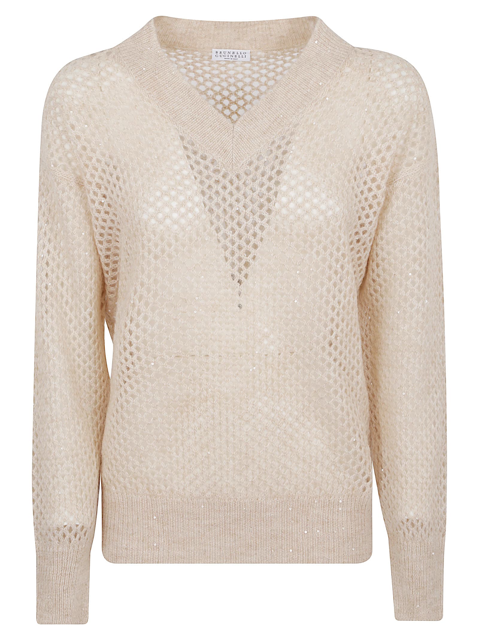 Brunello Cucinelli Sweater In Neutral