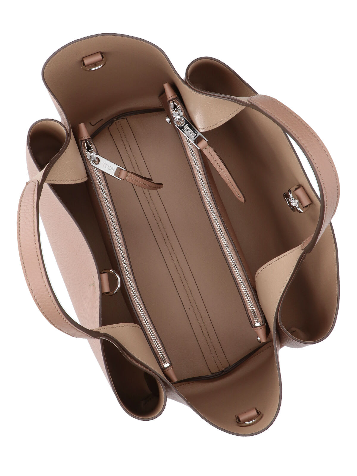 Tod's T-timeless Mini Tote Bag In Sand