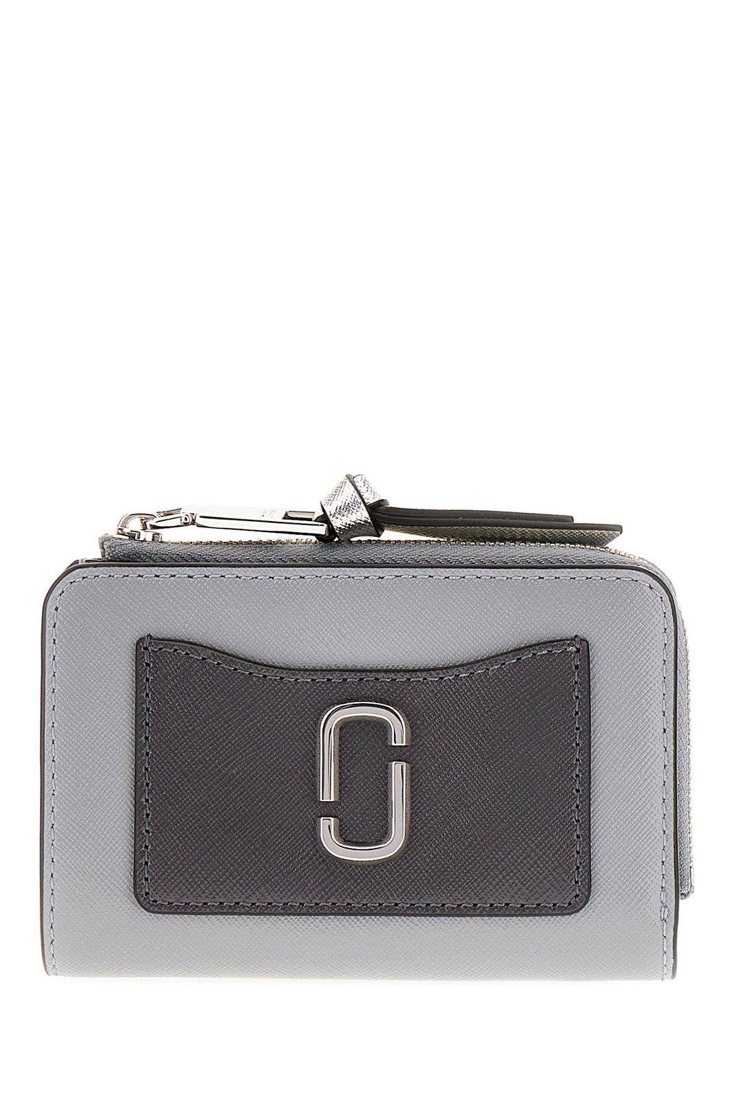 Marc Jacobs The Utility Snapshot Slim Bifold Wallet In Grey