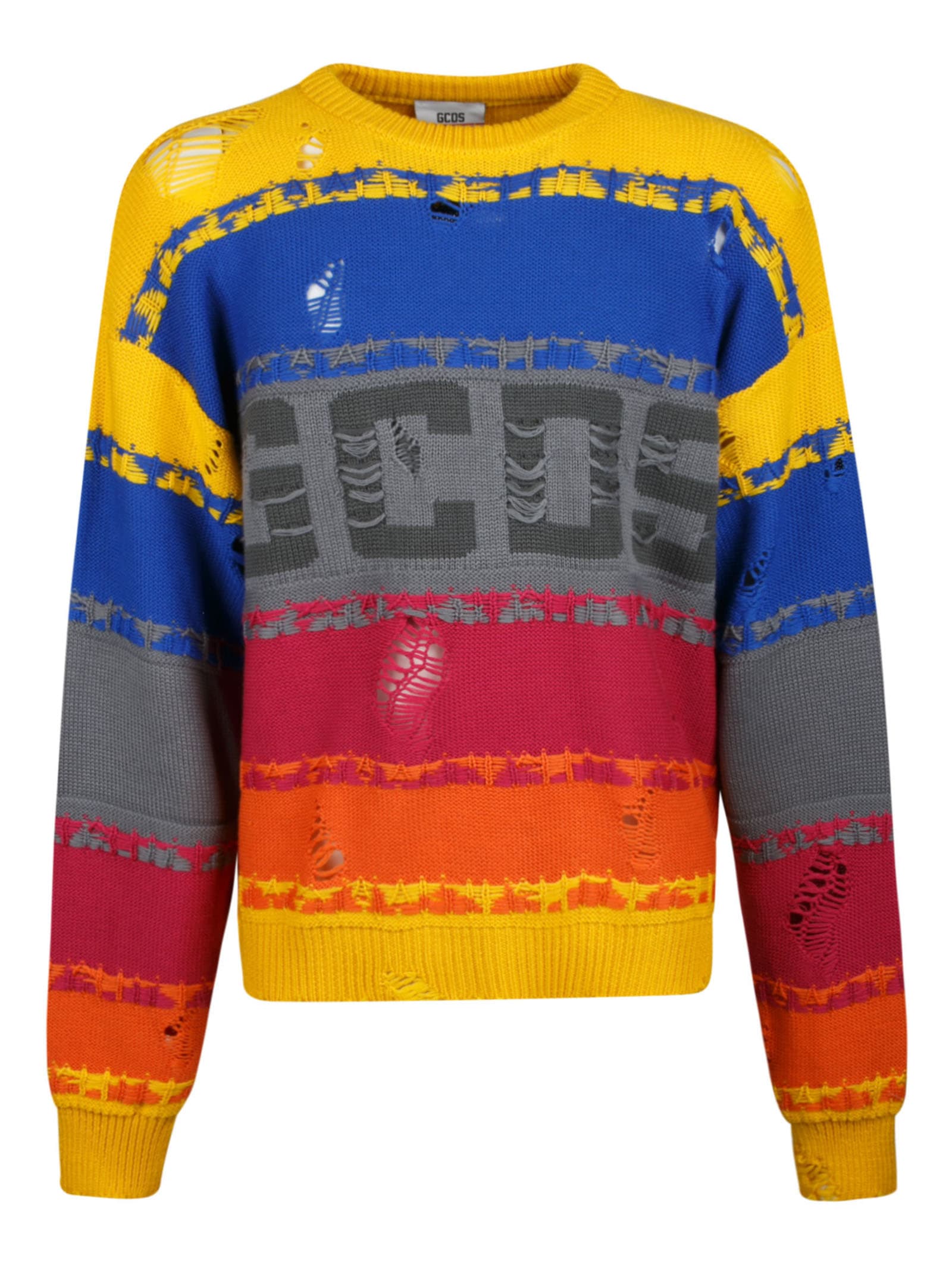 GCDS Logo Front Knitted Sweater