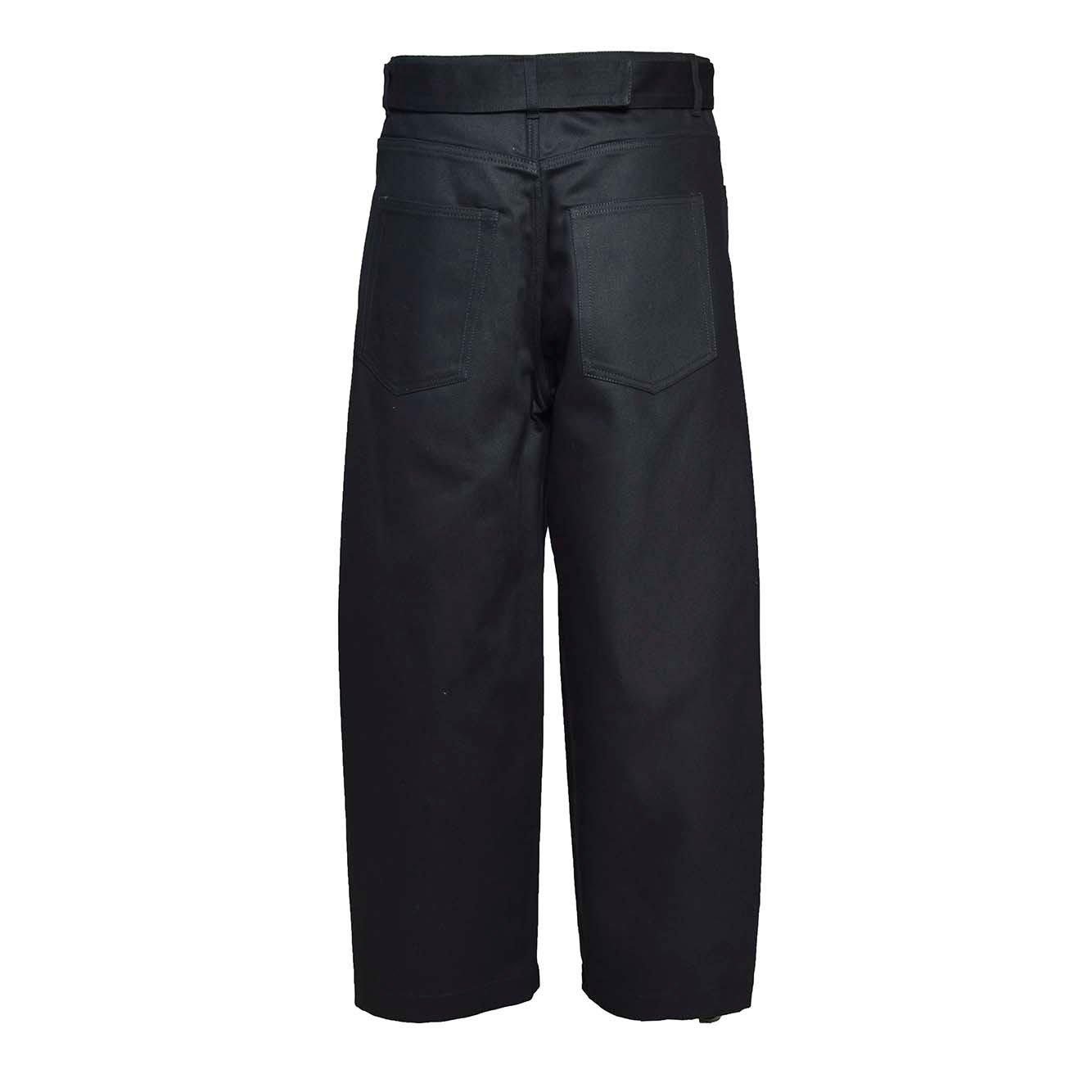 Shop Jil Sander Denim Trousers In Black