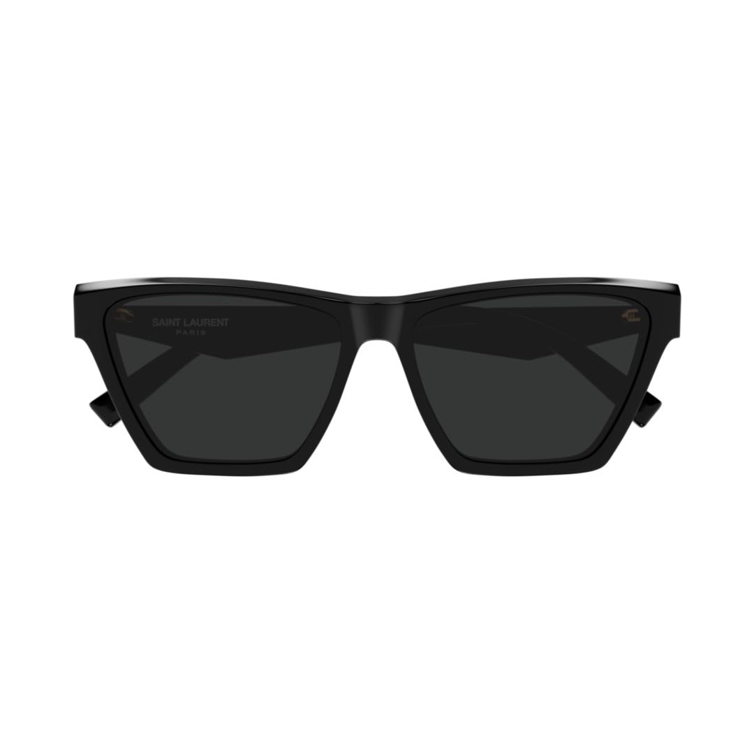 Saint Laurent Acetate Cat-eye Sunglasses In Black