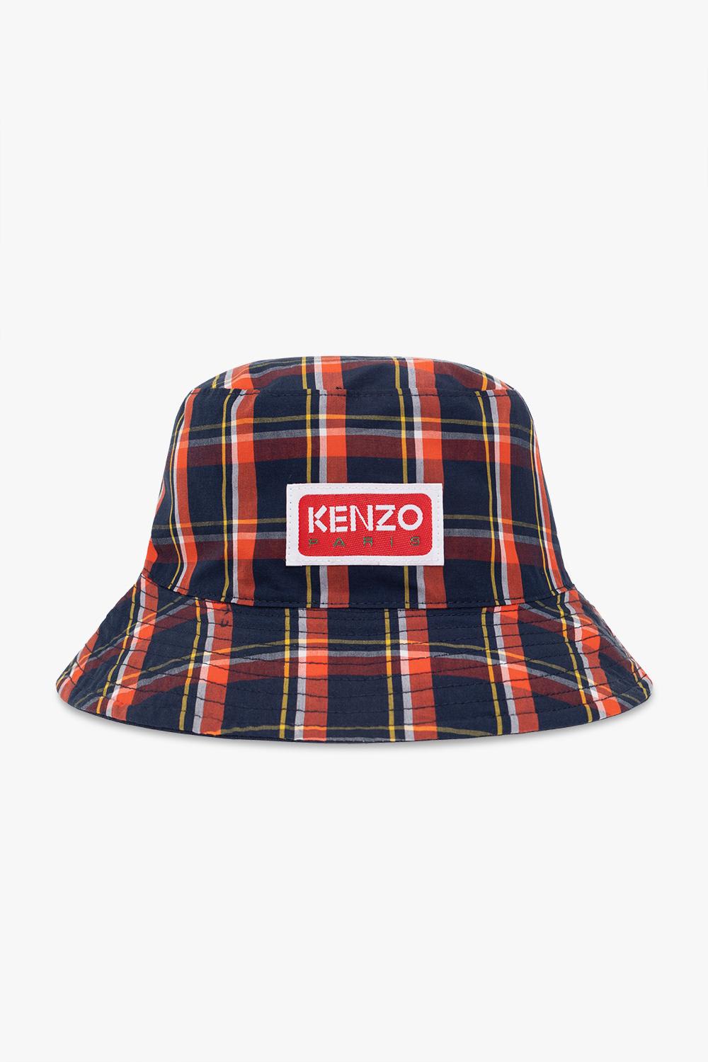 KENZO REVERSIBLE BUCKET HAT WITH LOGO