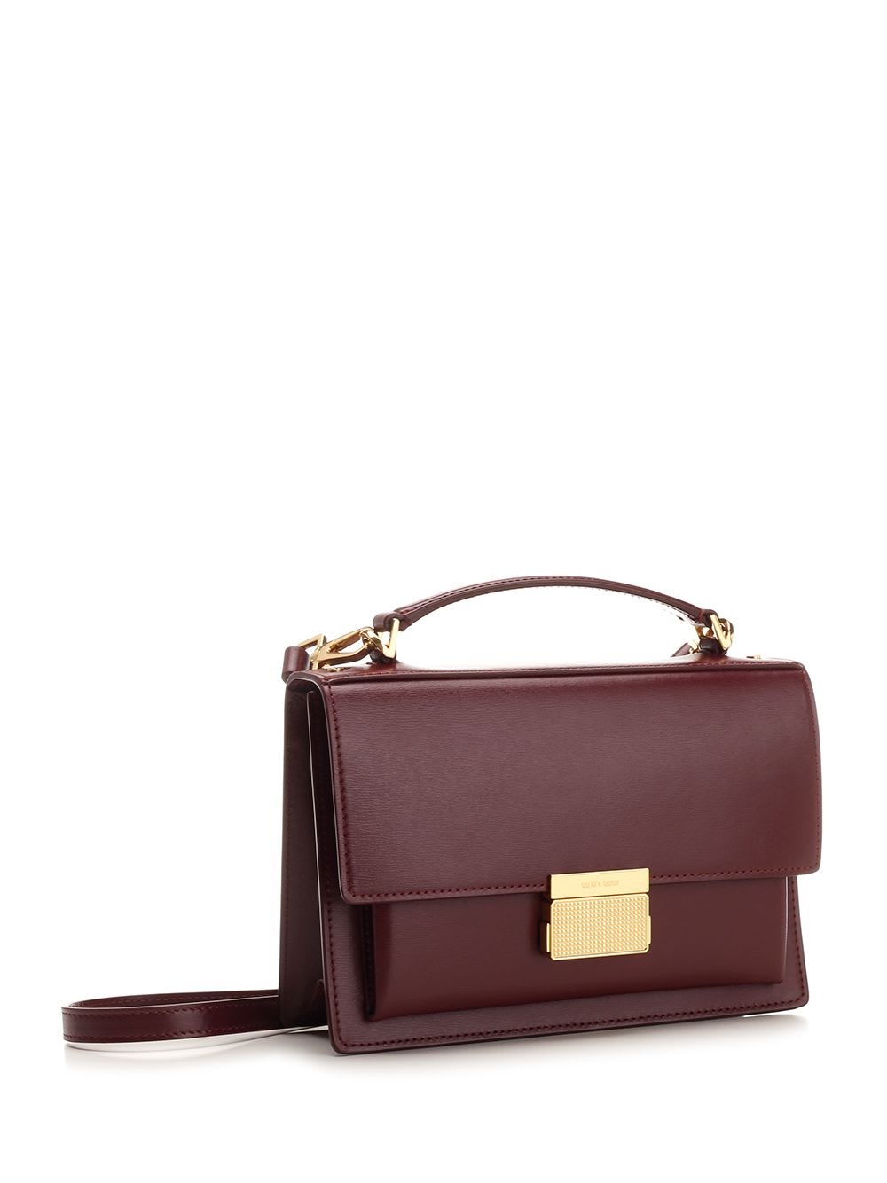 Shop Golden Goose Venezia Handbag In Burgundy