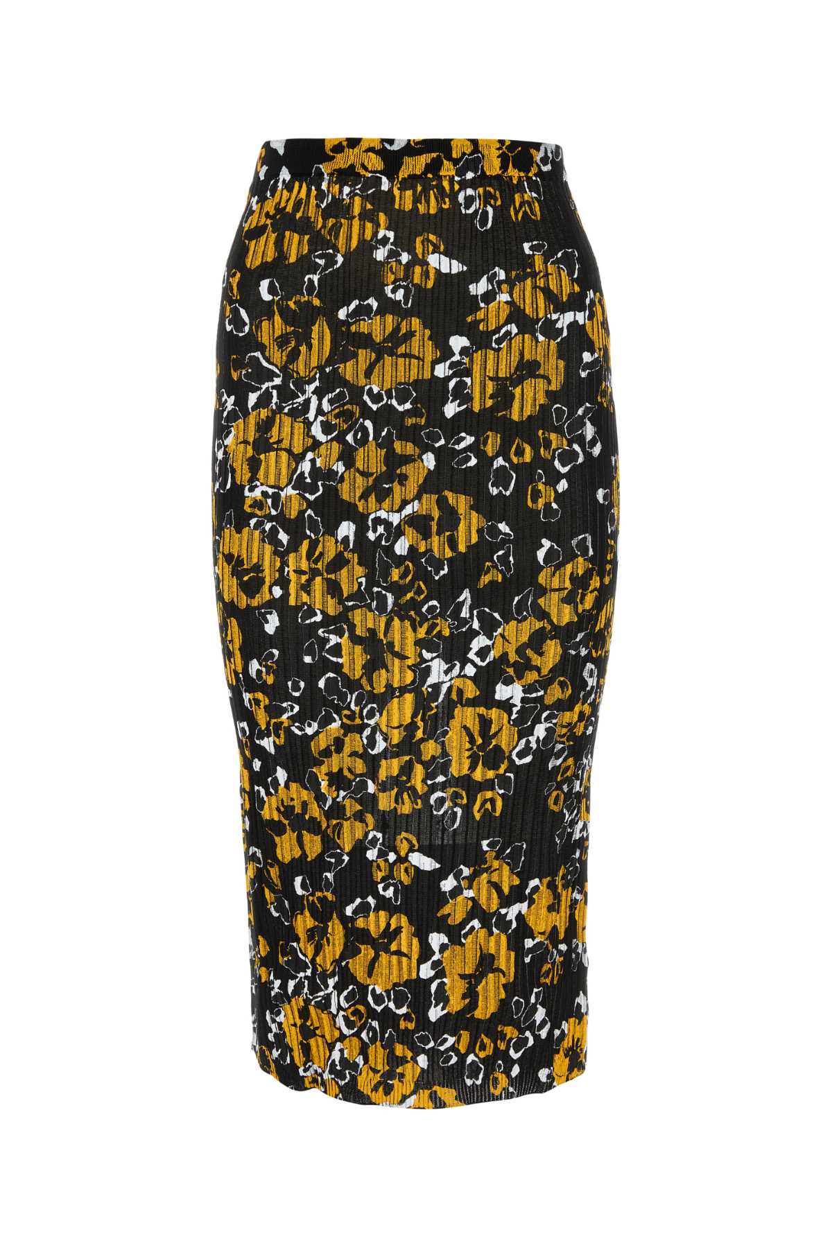 Printed Silk Blend Skirt