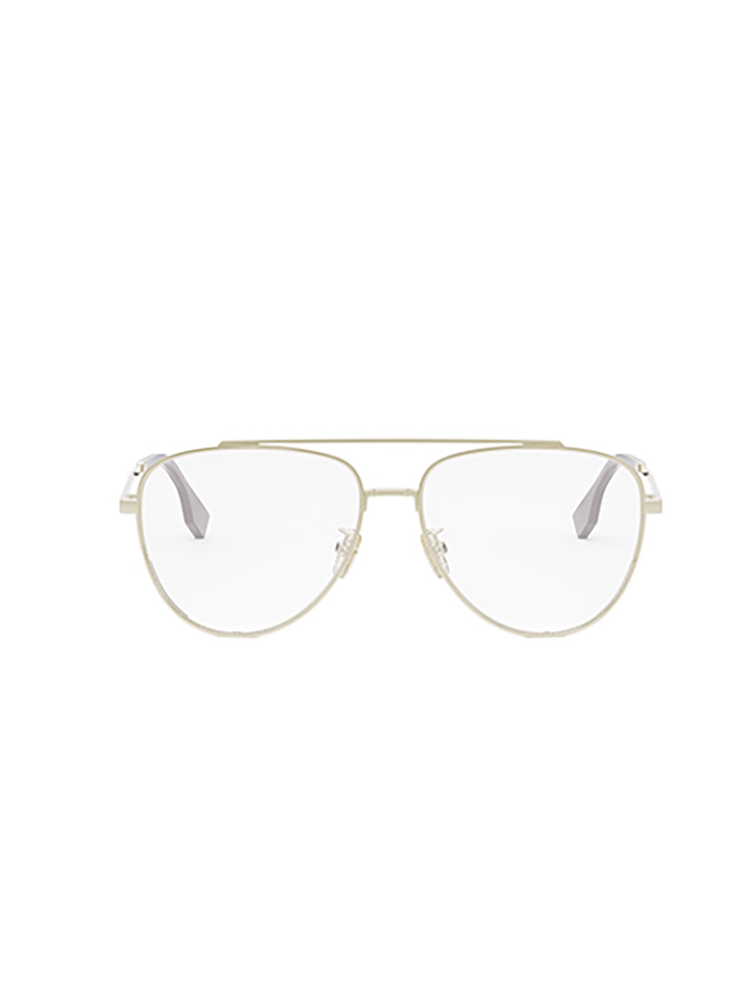 Fendi Fe50077u Eyewear In Gold