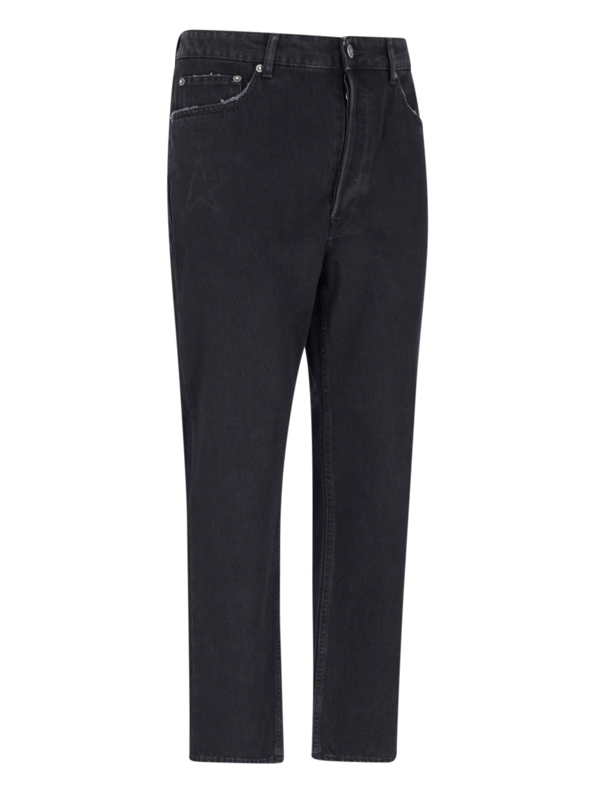 Shop Golden Goose Slim Jeans In Black