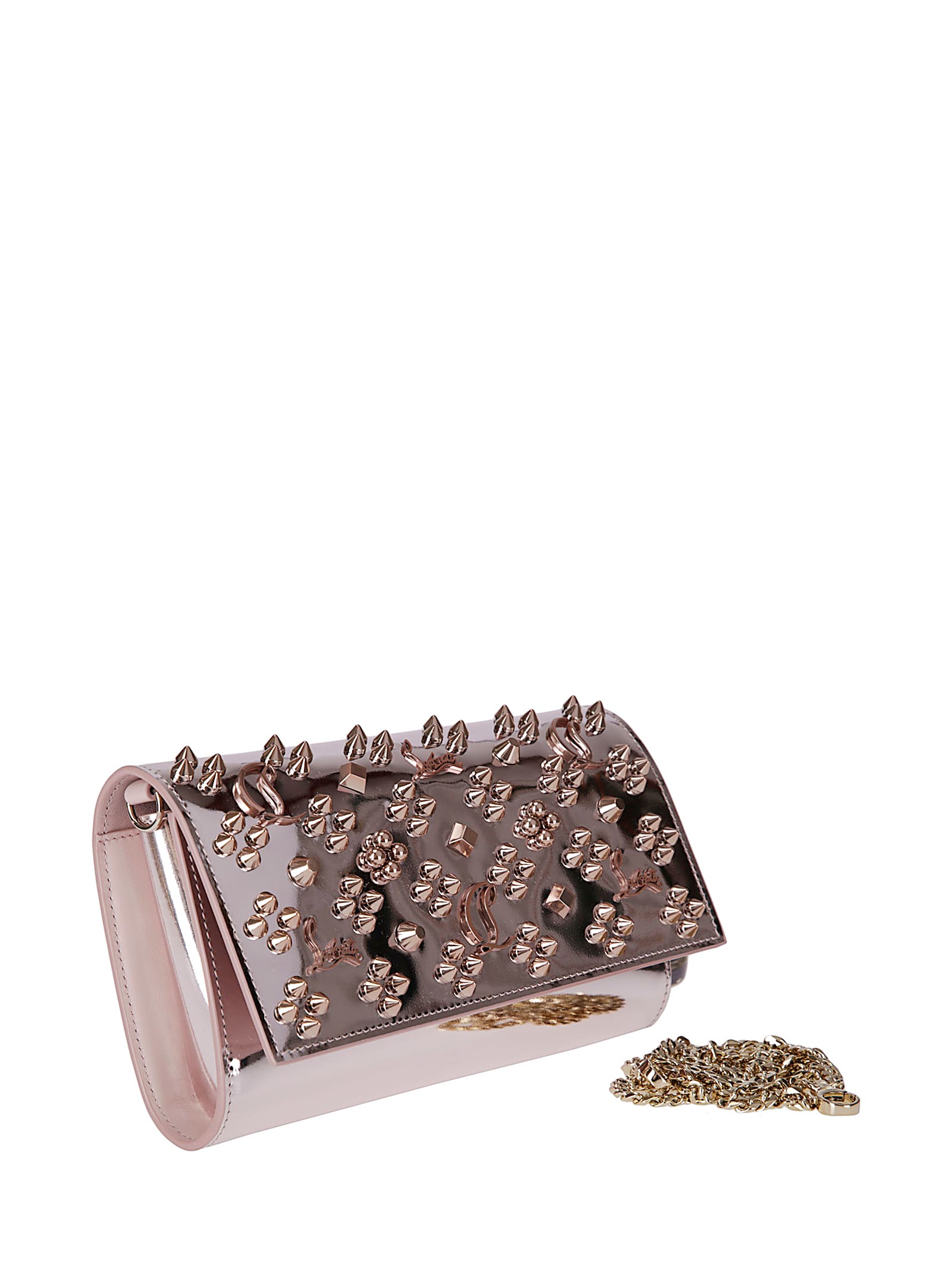 Christian Louboutin Paloma Wallet On A Chain In Pink