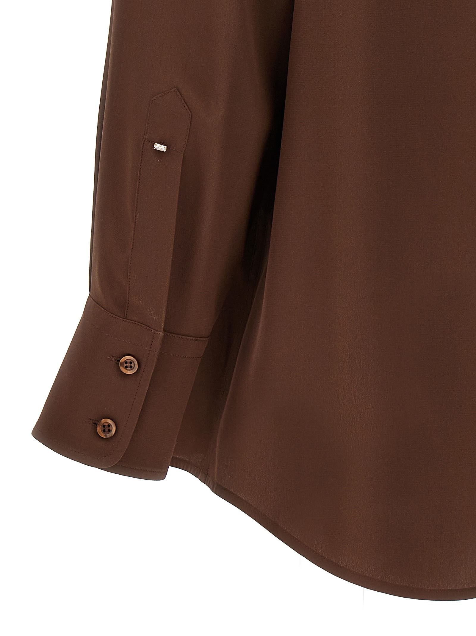 Shop Sportmax Rovigo Shirt In Brown