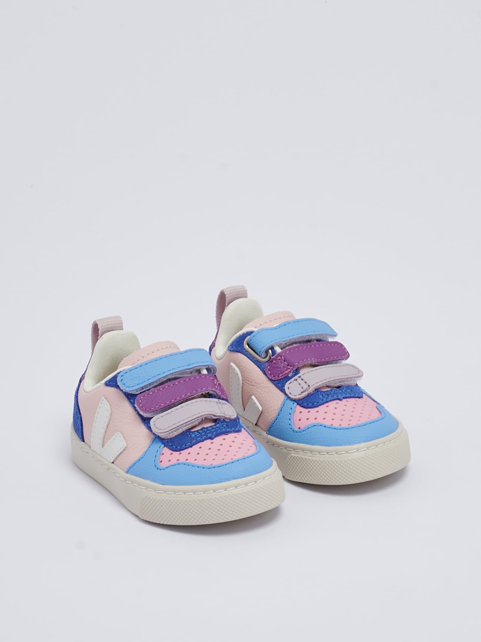 Shop Veja Small V-10 Sneaker In Multic-rosa