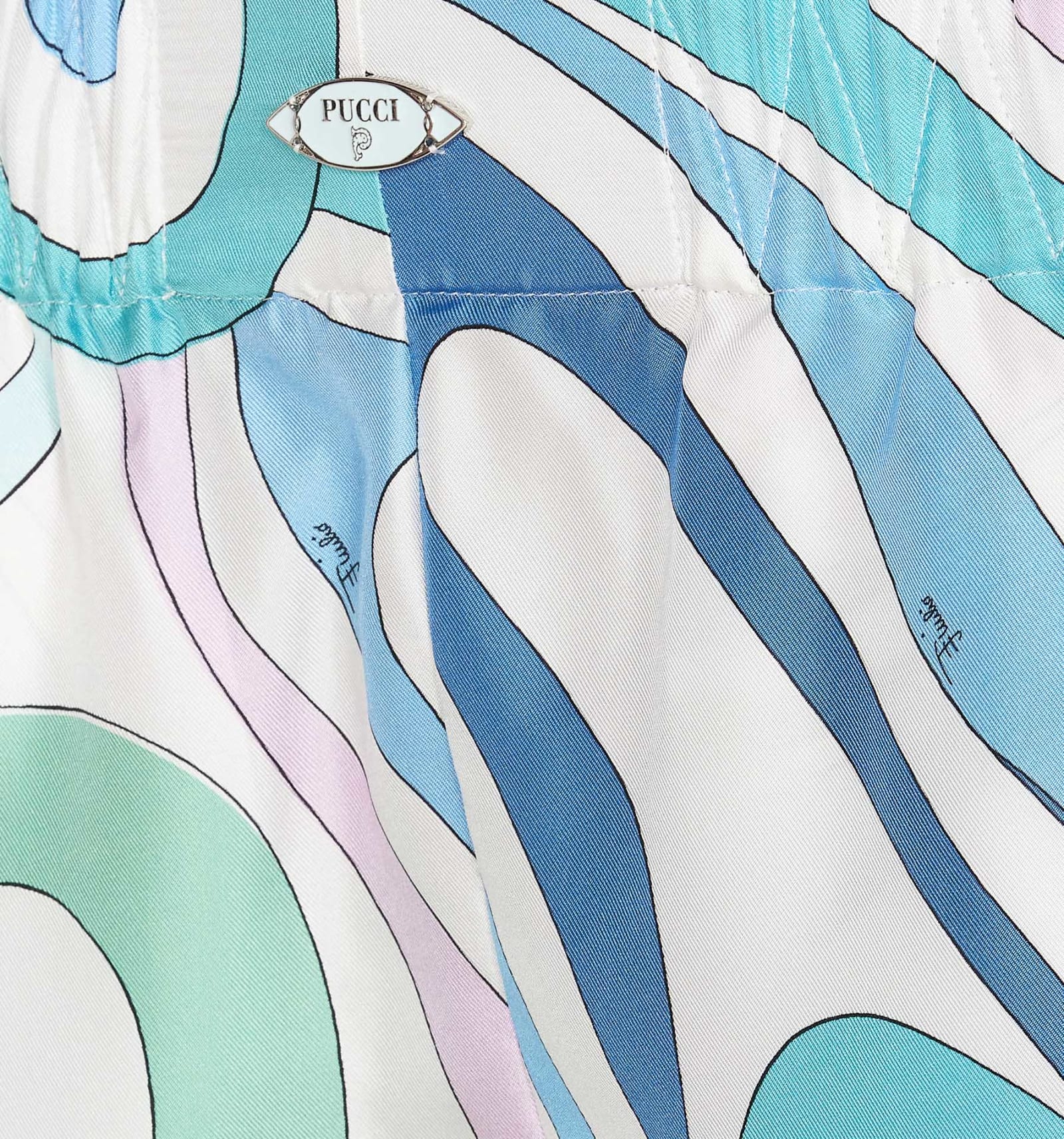 Shop Pucci Marmo Print Shorts In Multicolour