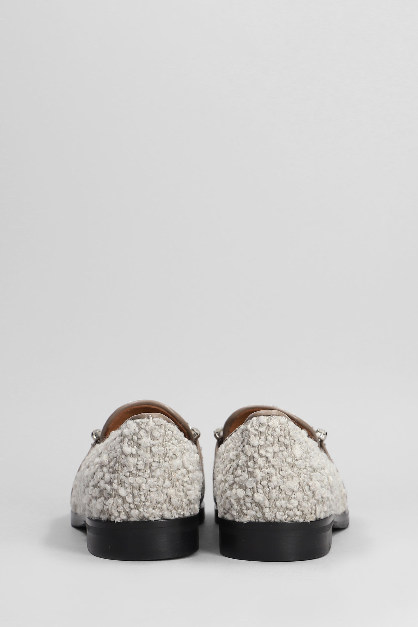 Shop Roberto Festa Joys Loafers In Beige Wool